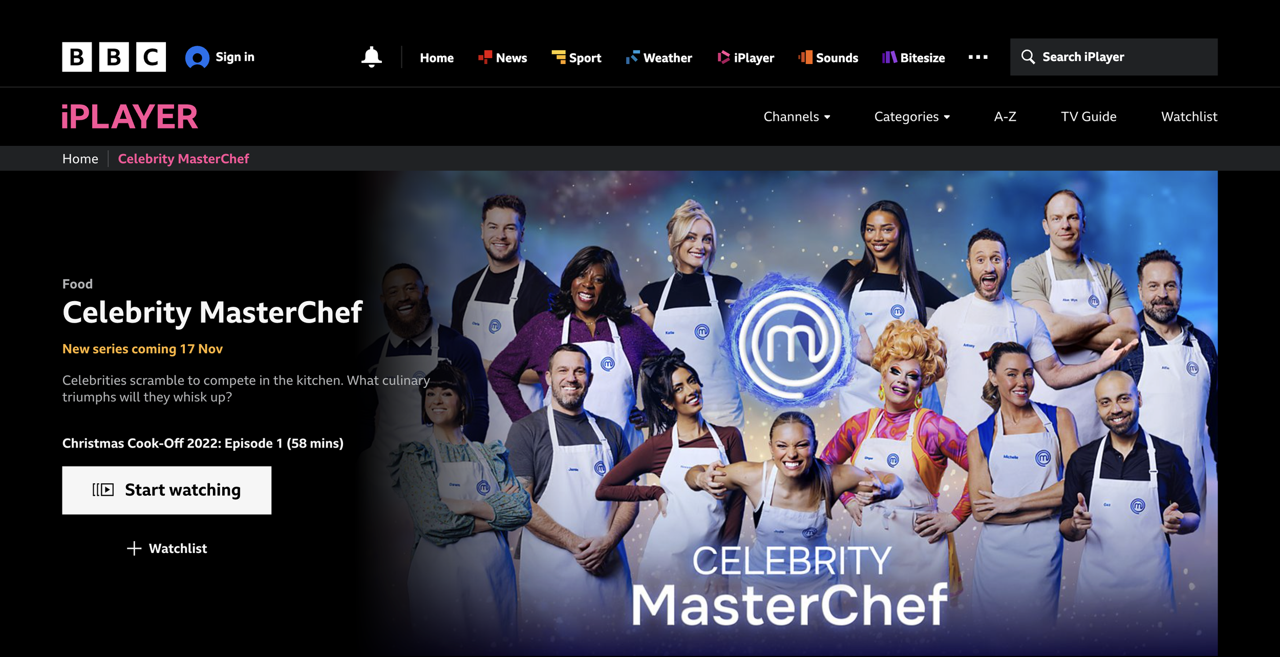 BBC Celebrity Masterchef