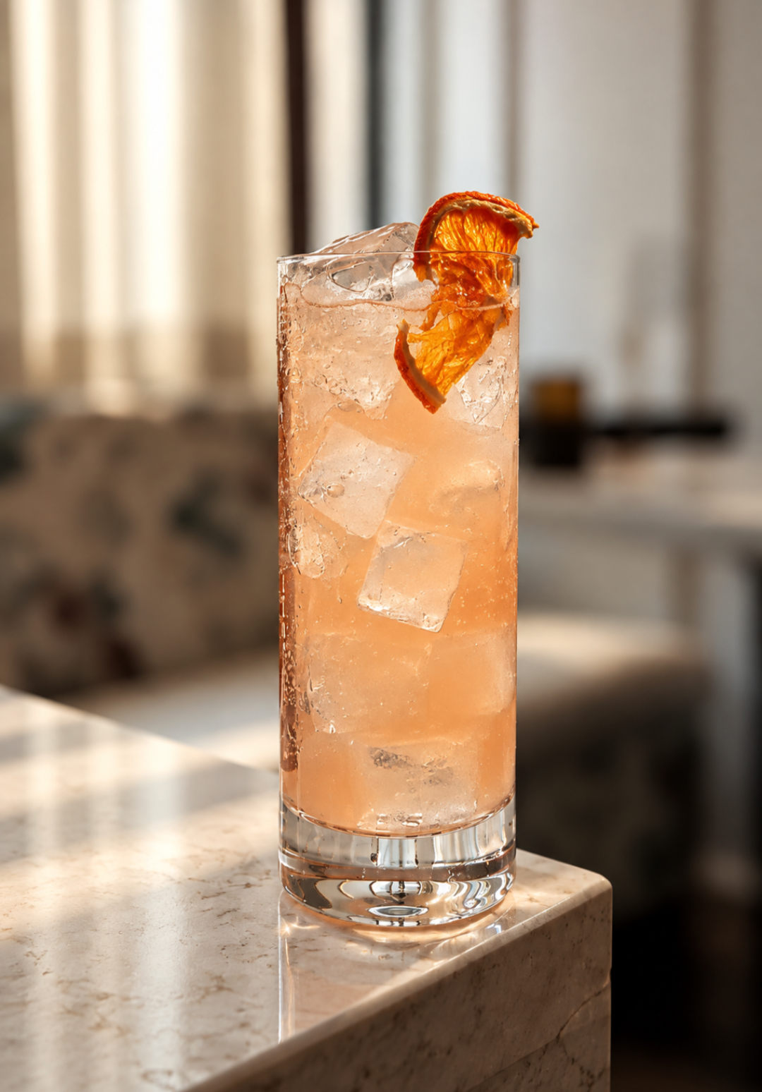 Blood Orange+Ginger Spritz