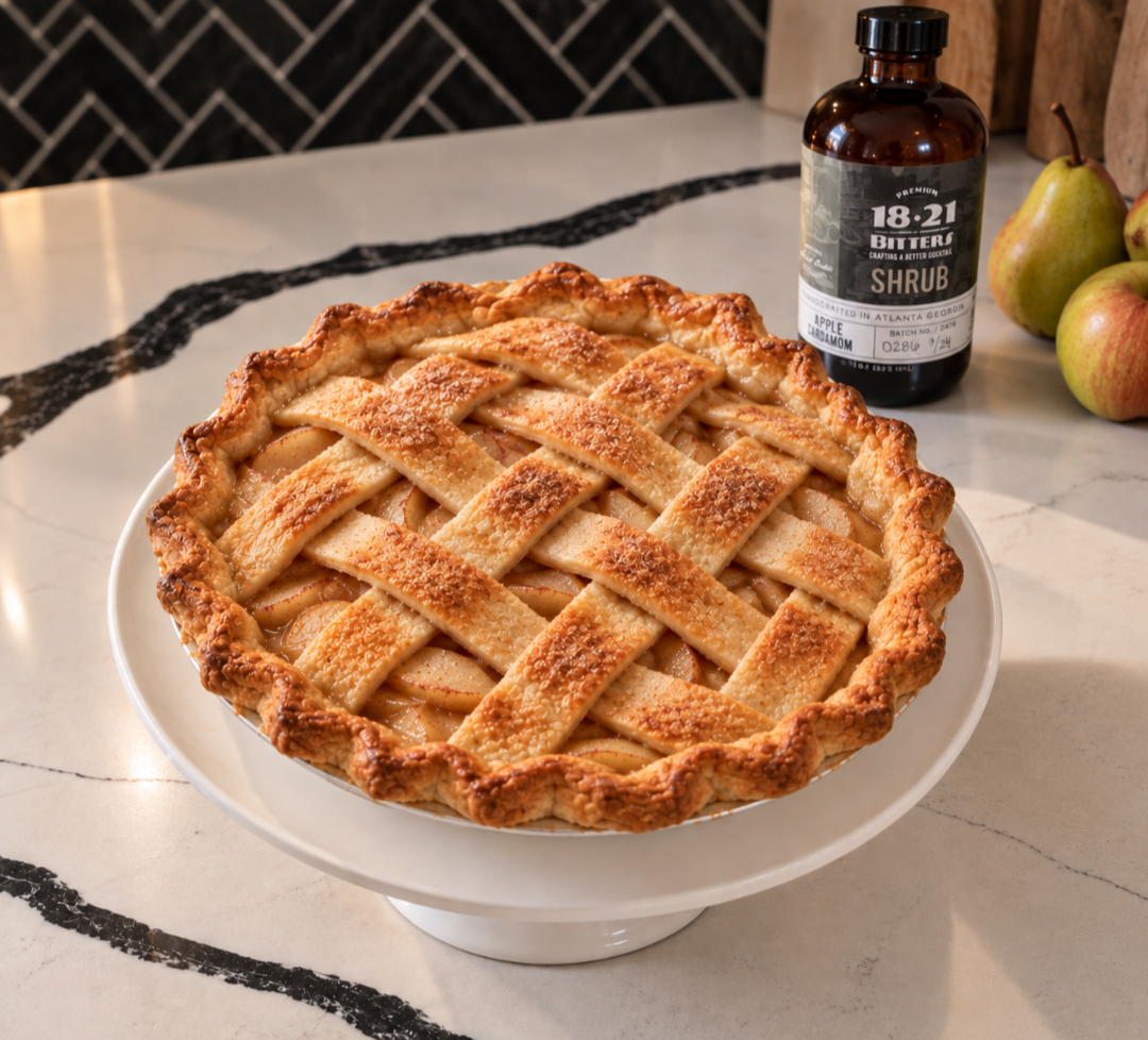 Apple Cardamom+Pear Pie