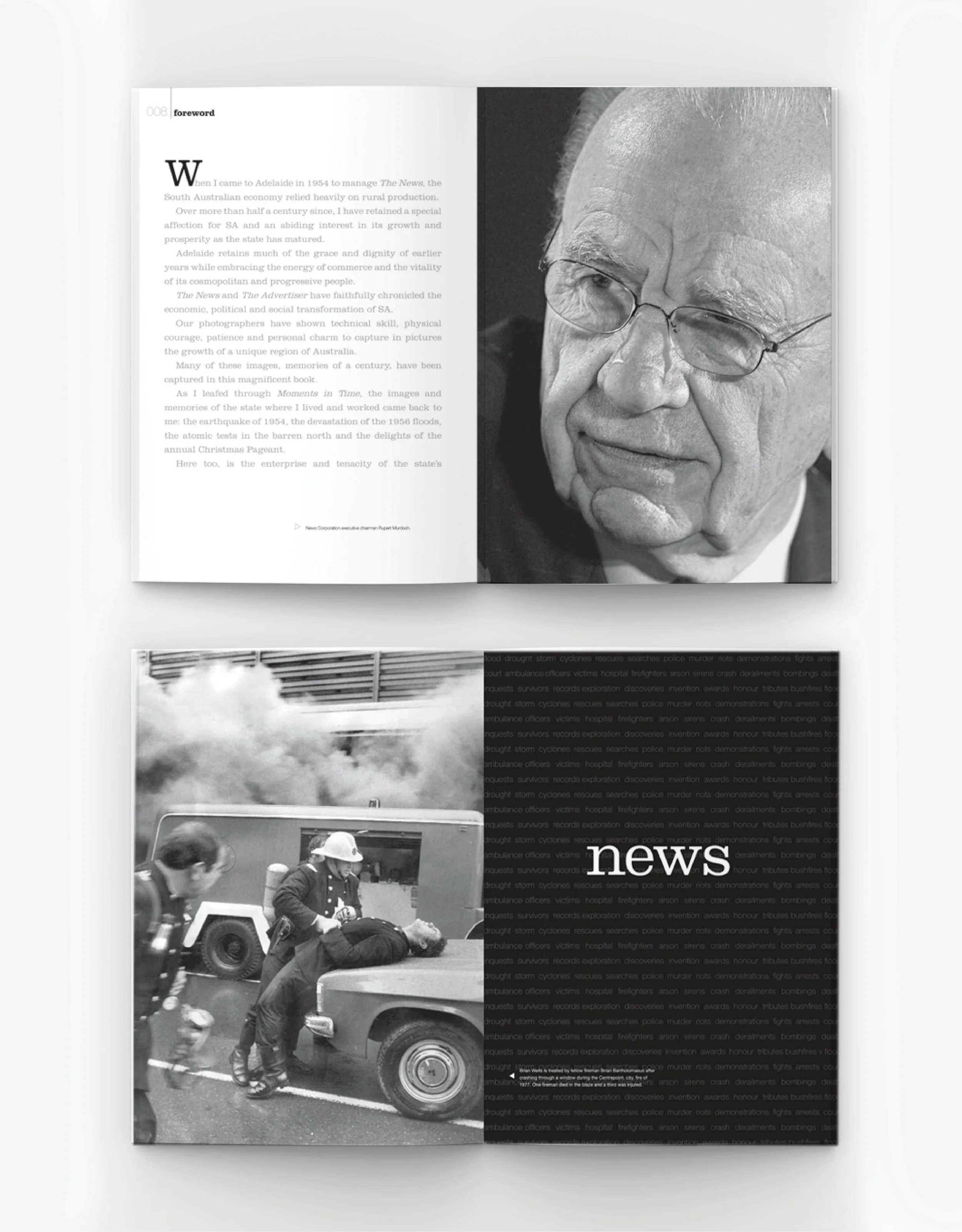 Coffee table book design - The Advertiser