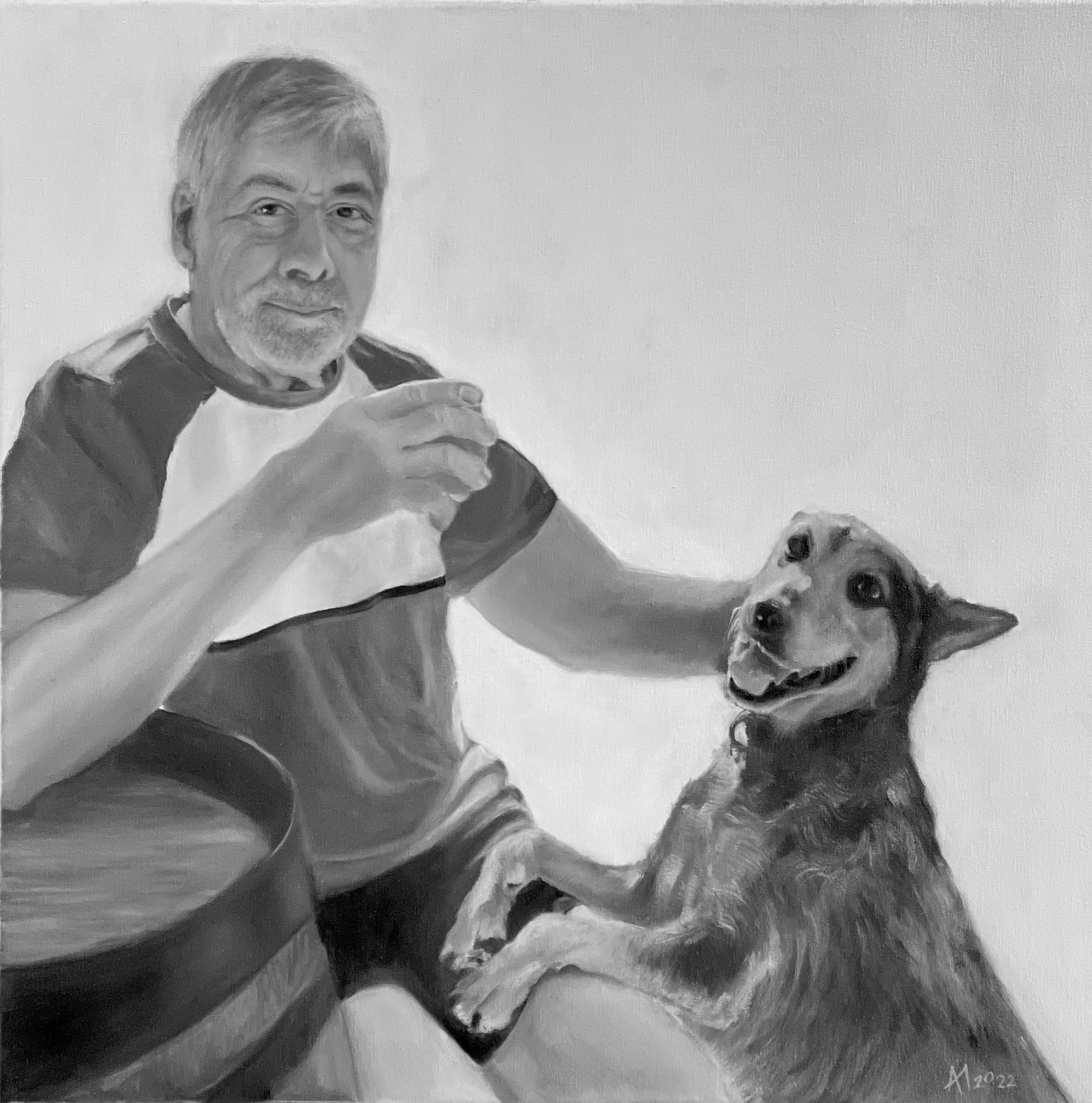 A man and his Buddy.