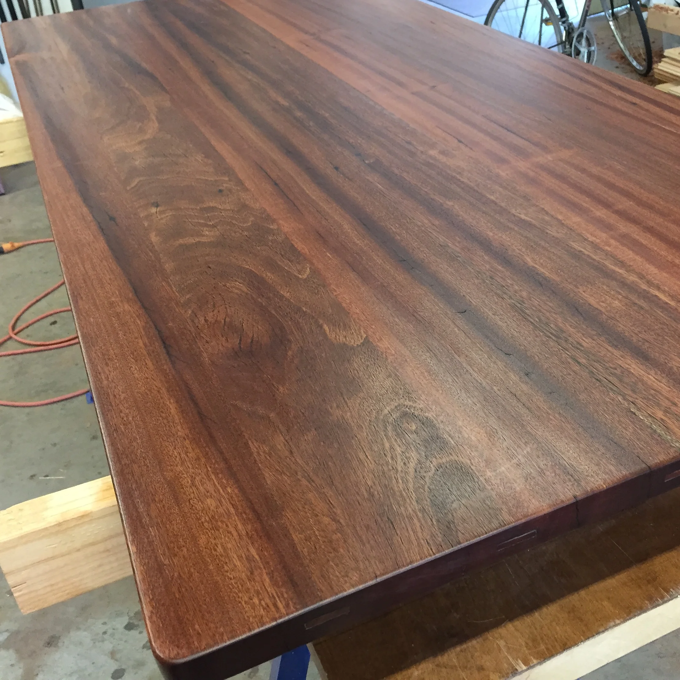 A Dinizia Conference Table in progress