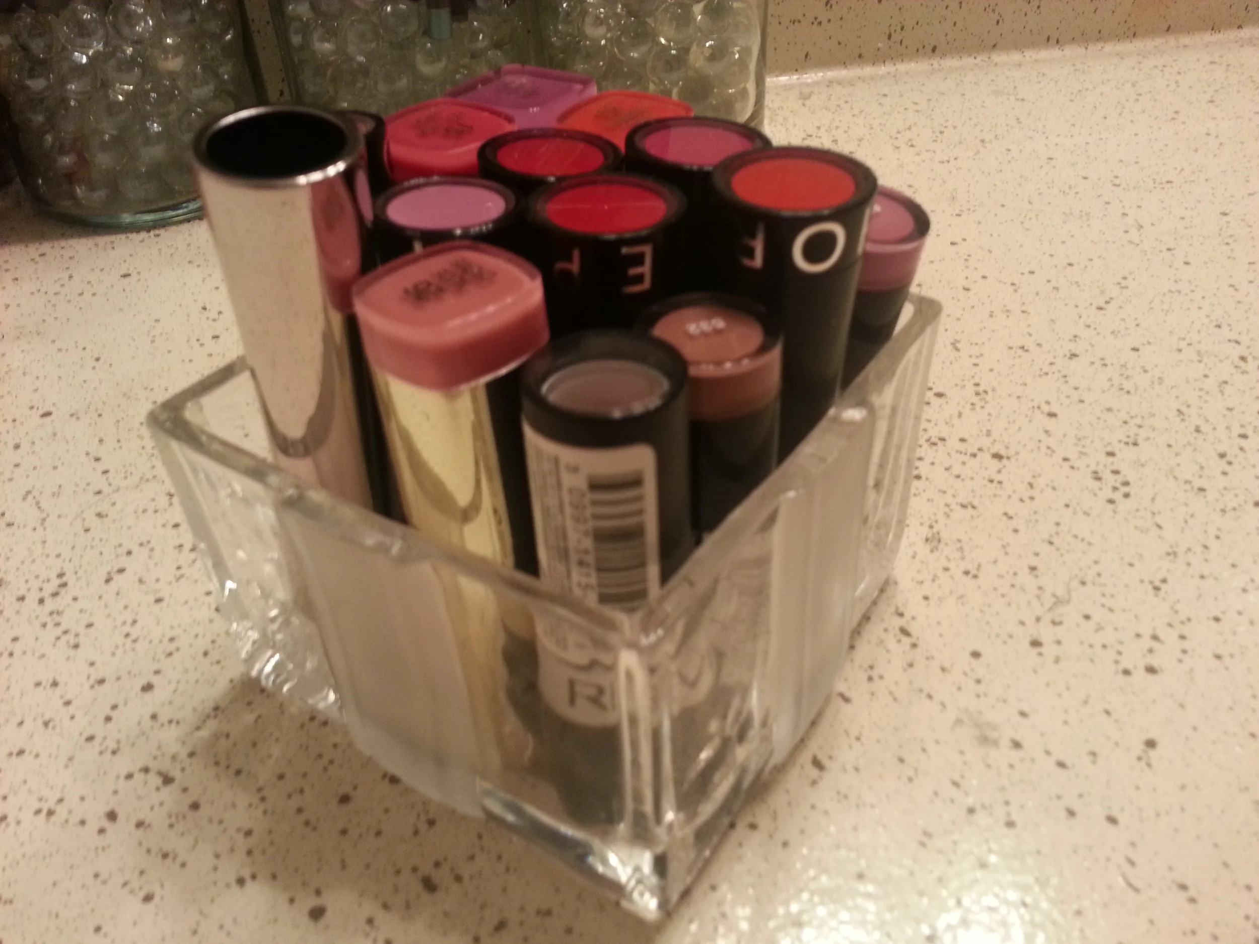 After...lipstick holder!!!