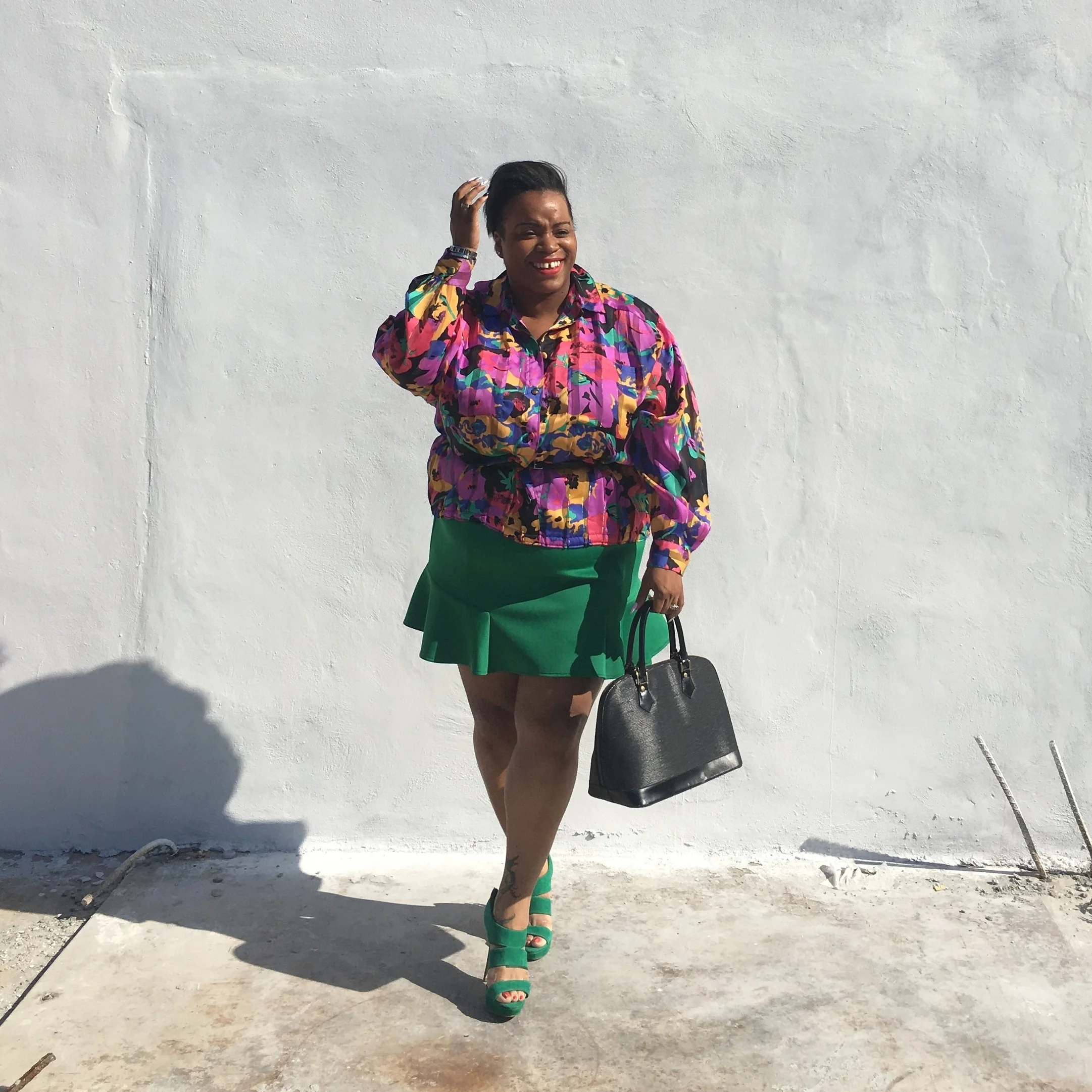 Vintage with a faux bag