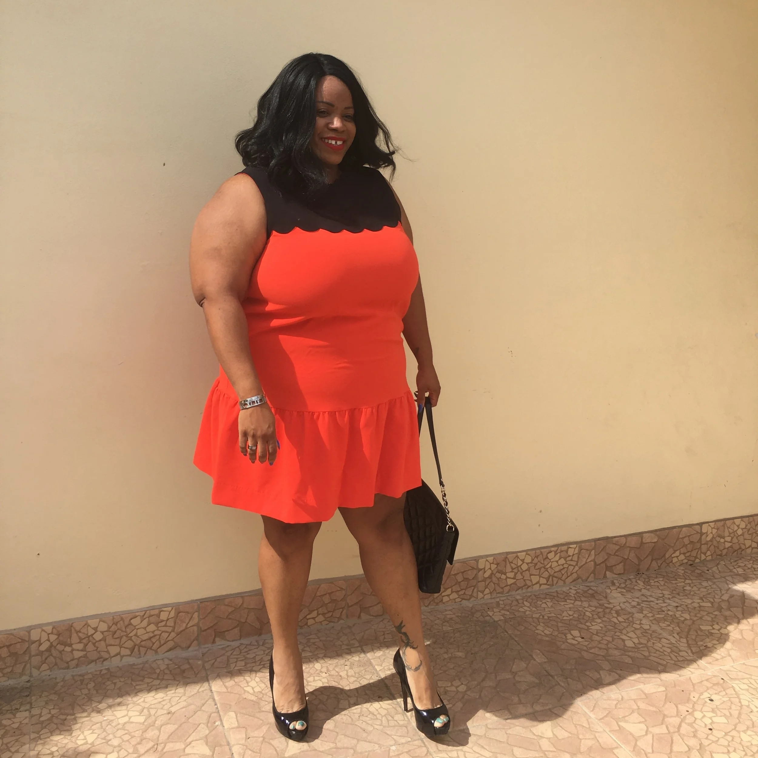 Orange and Black from Victoria Beckham