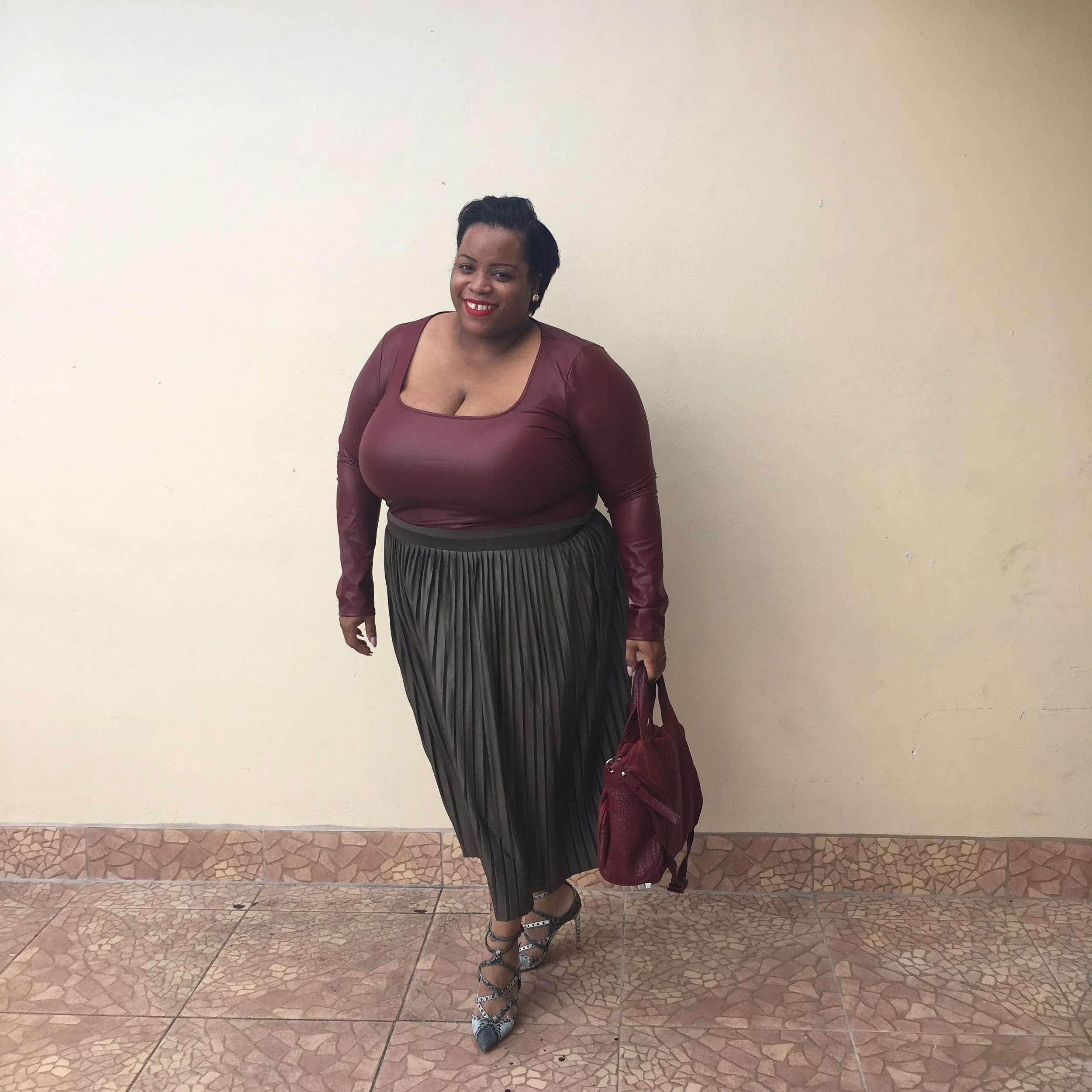 Red and Green Leather Together