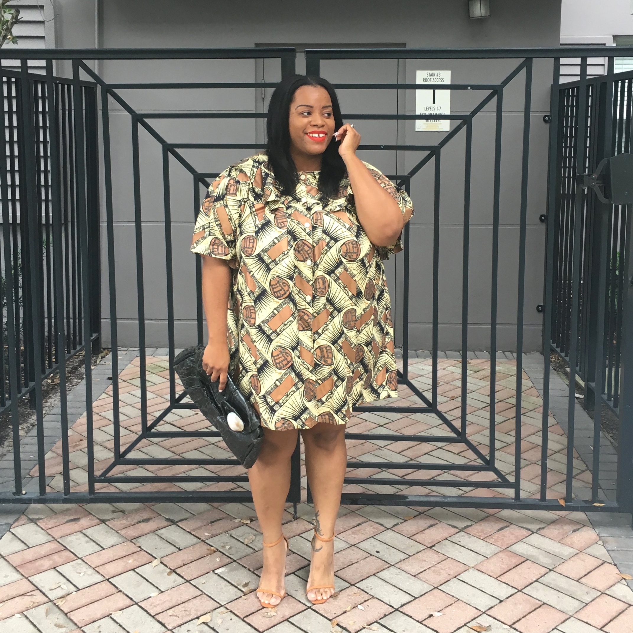 Thrifted Ankara Print