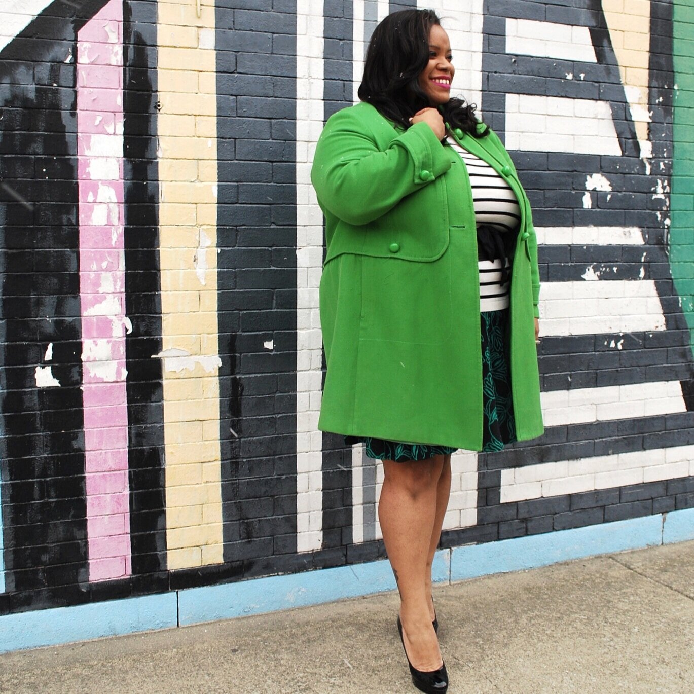 My 69 Cent Talbots Green Fall Coat