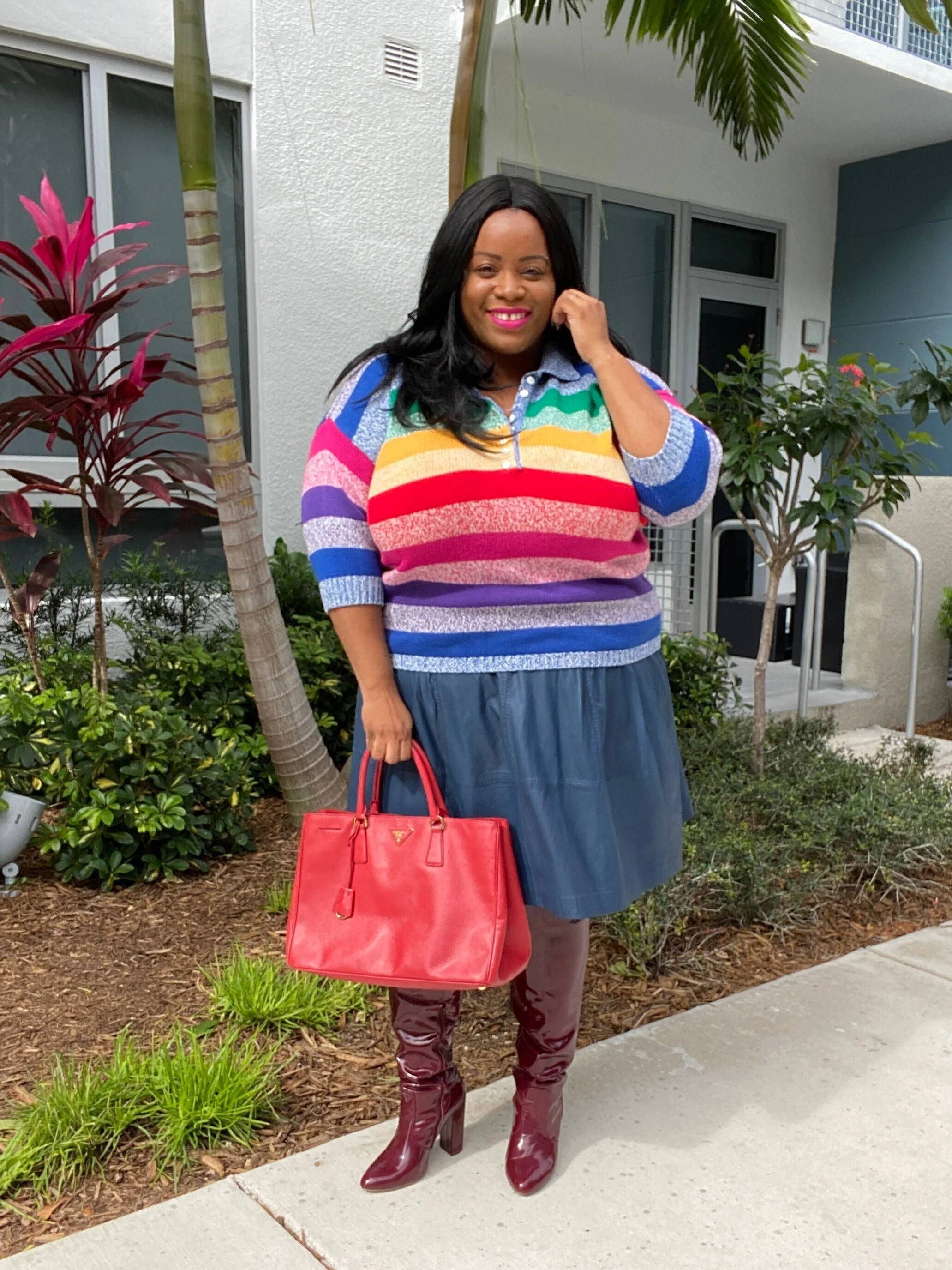 Vintage Rainbow Sweater