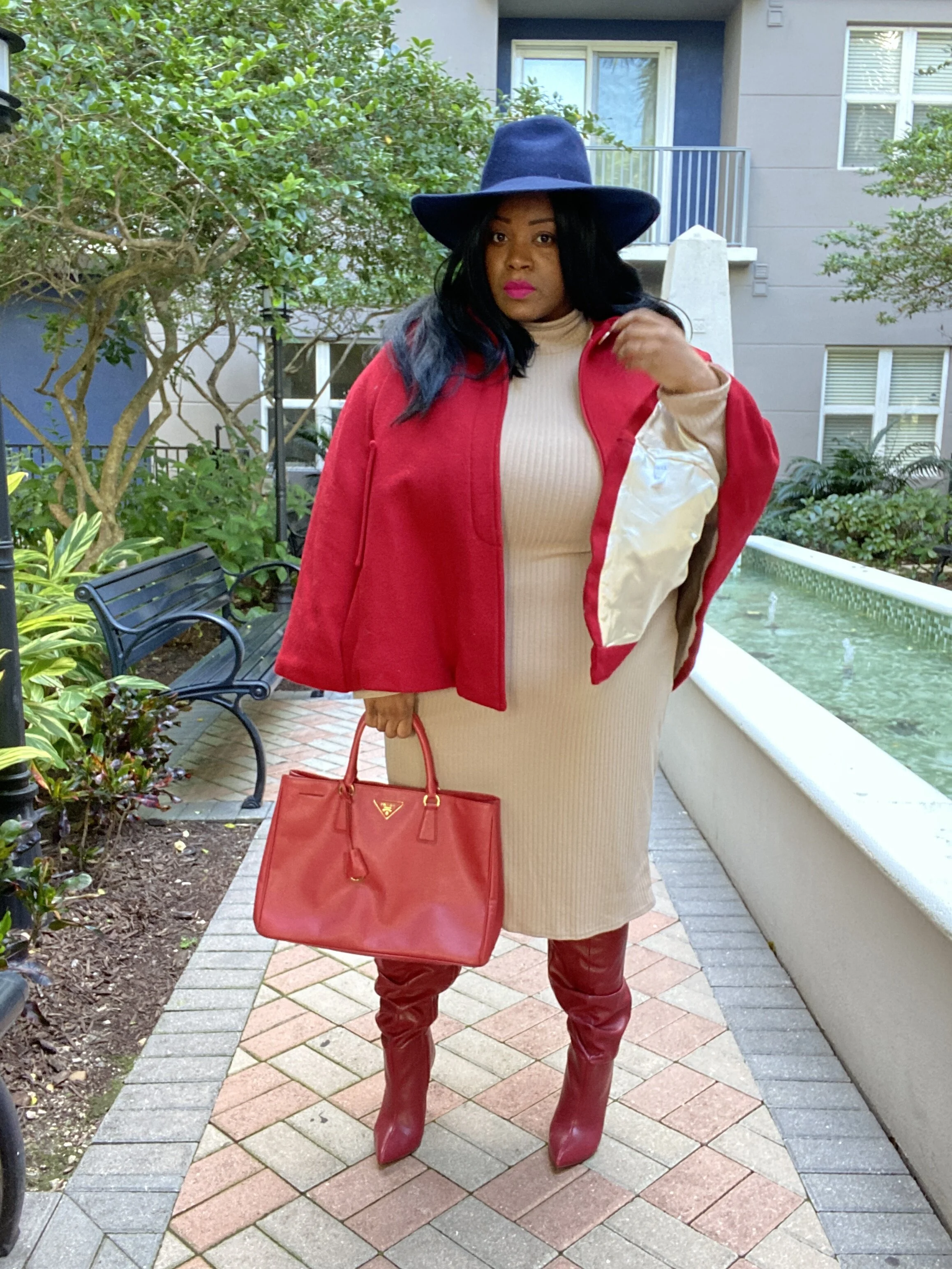 Red Cape + Red Boots