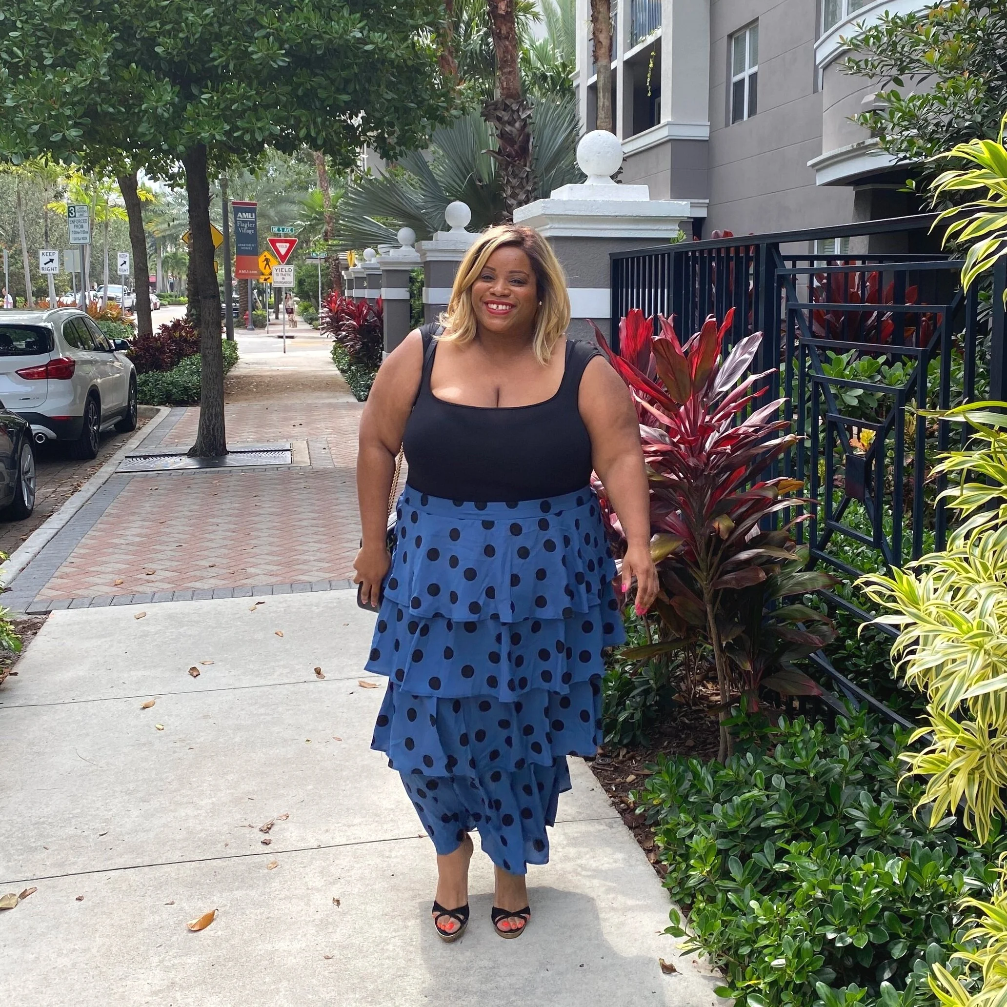 SHEIN Polka Dot Skirt