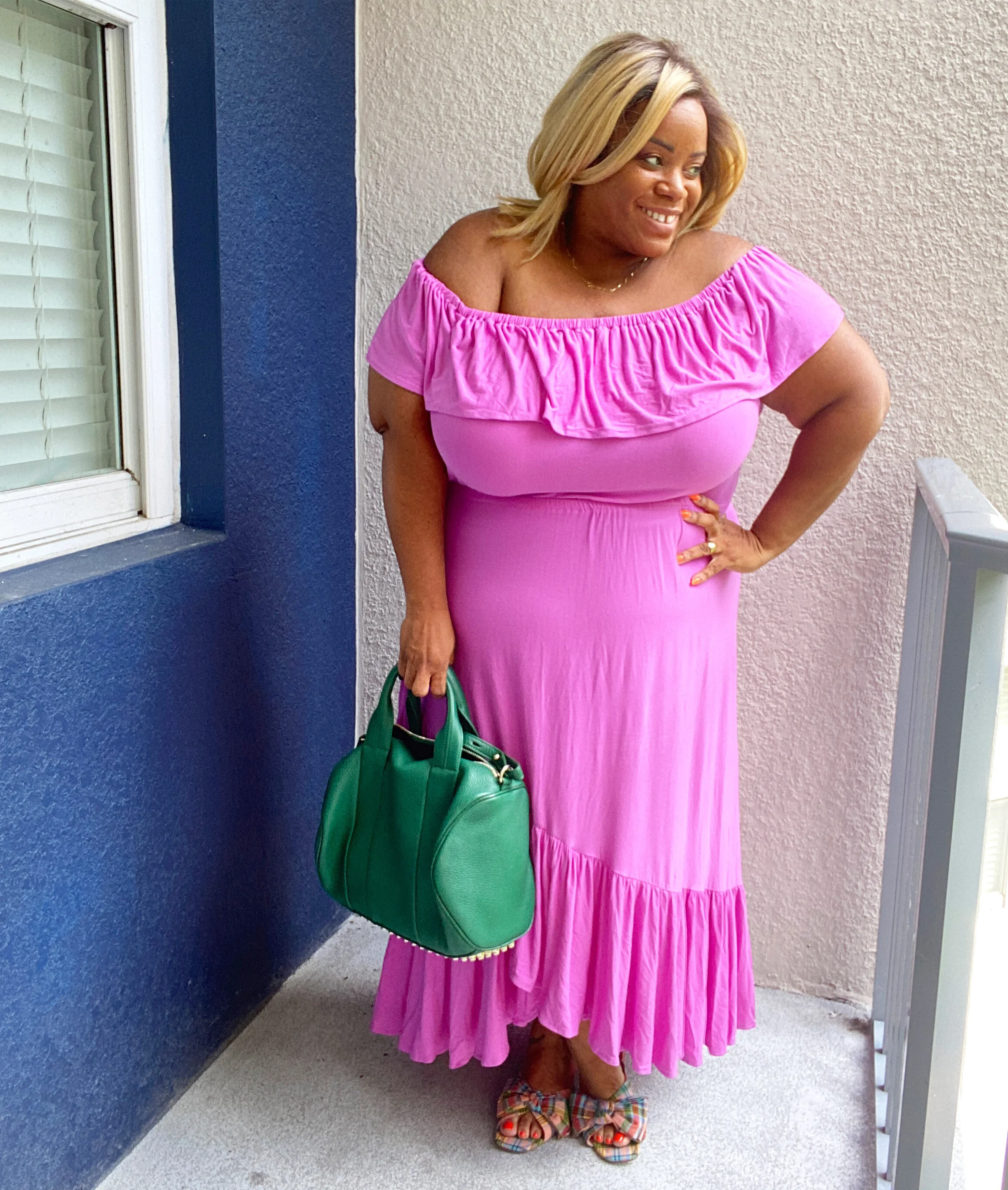 Thrifted Peasant Dress