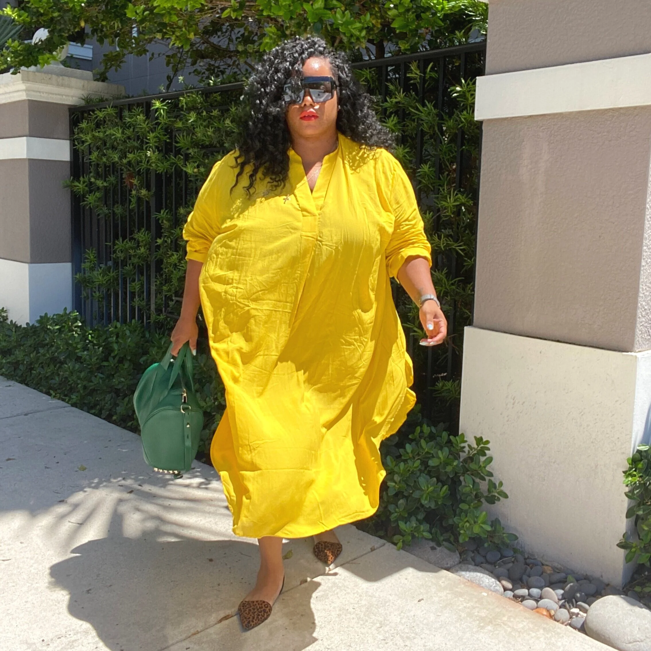 H&amp;M Yellow Kaftan