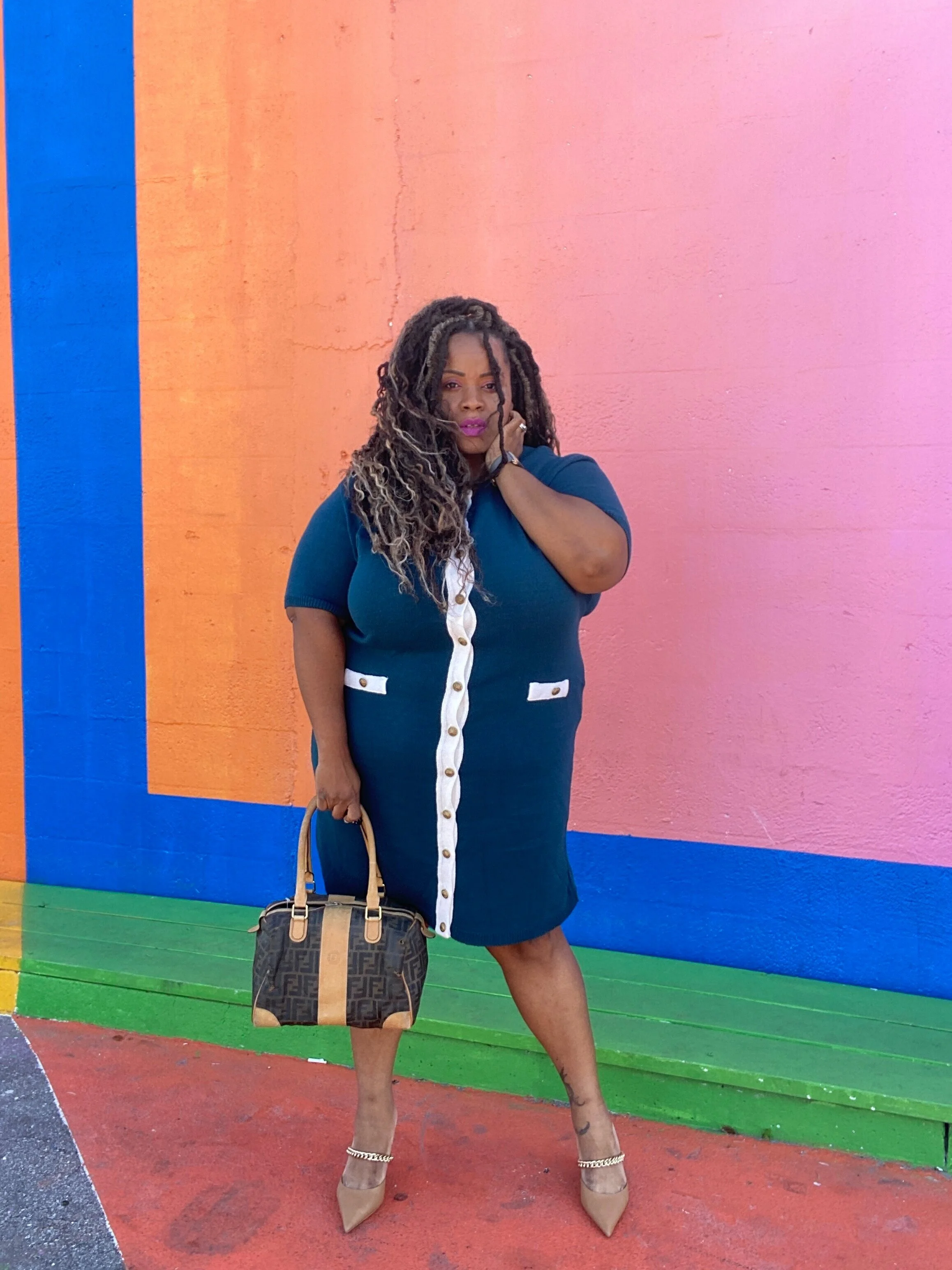 Vintage Chanel Inspired Sheath Dress