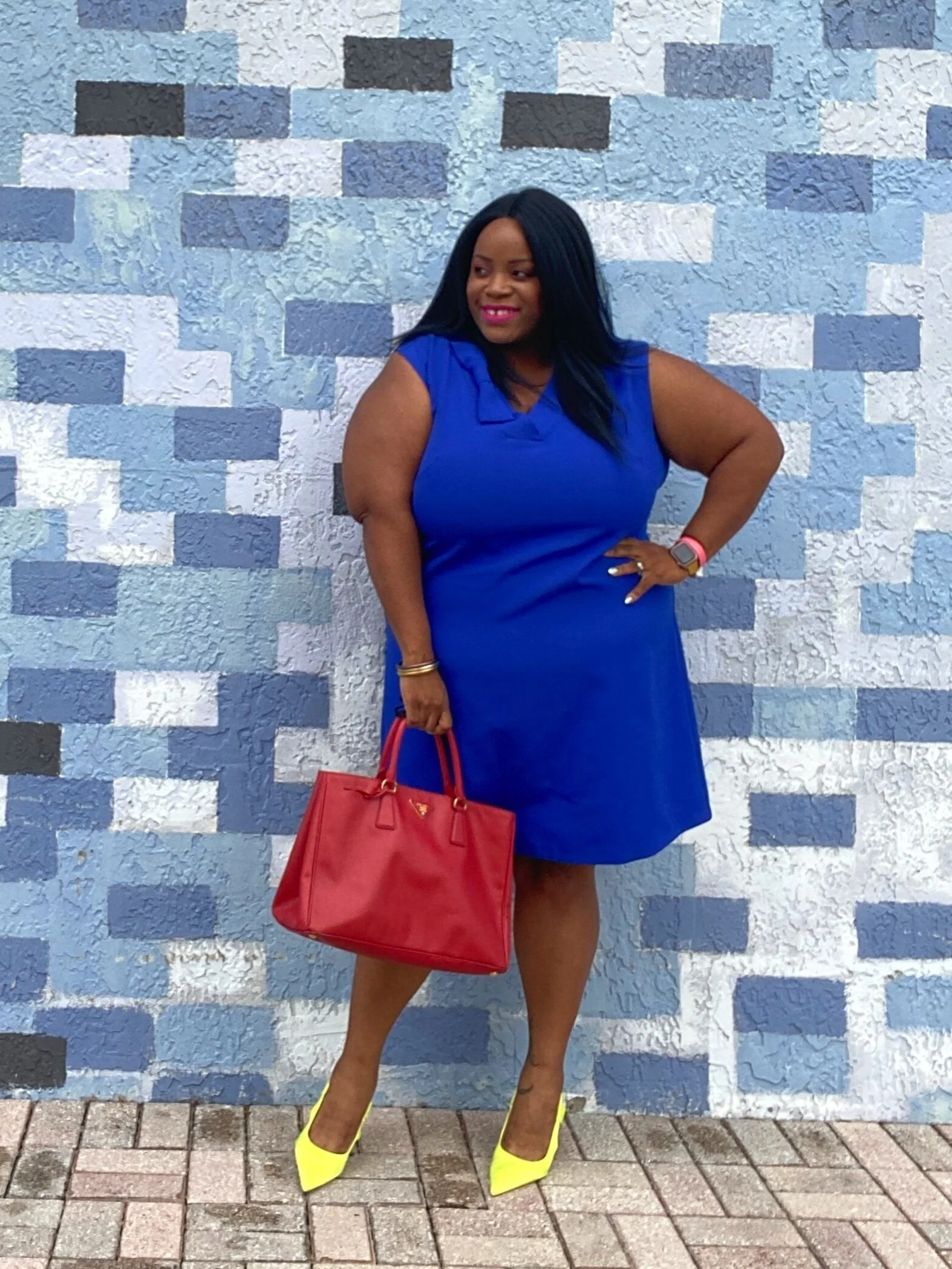 Eloquii Blue Sheath Dress