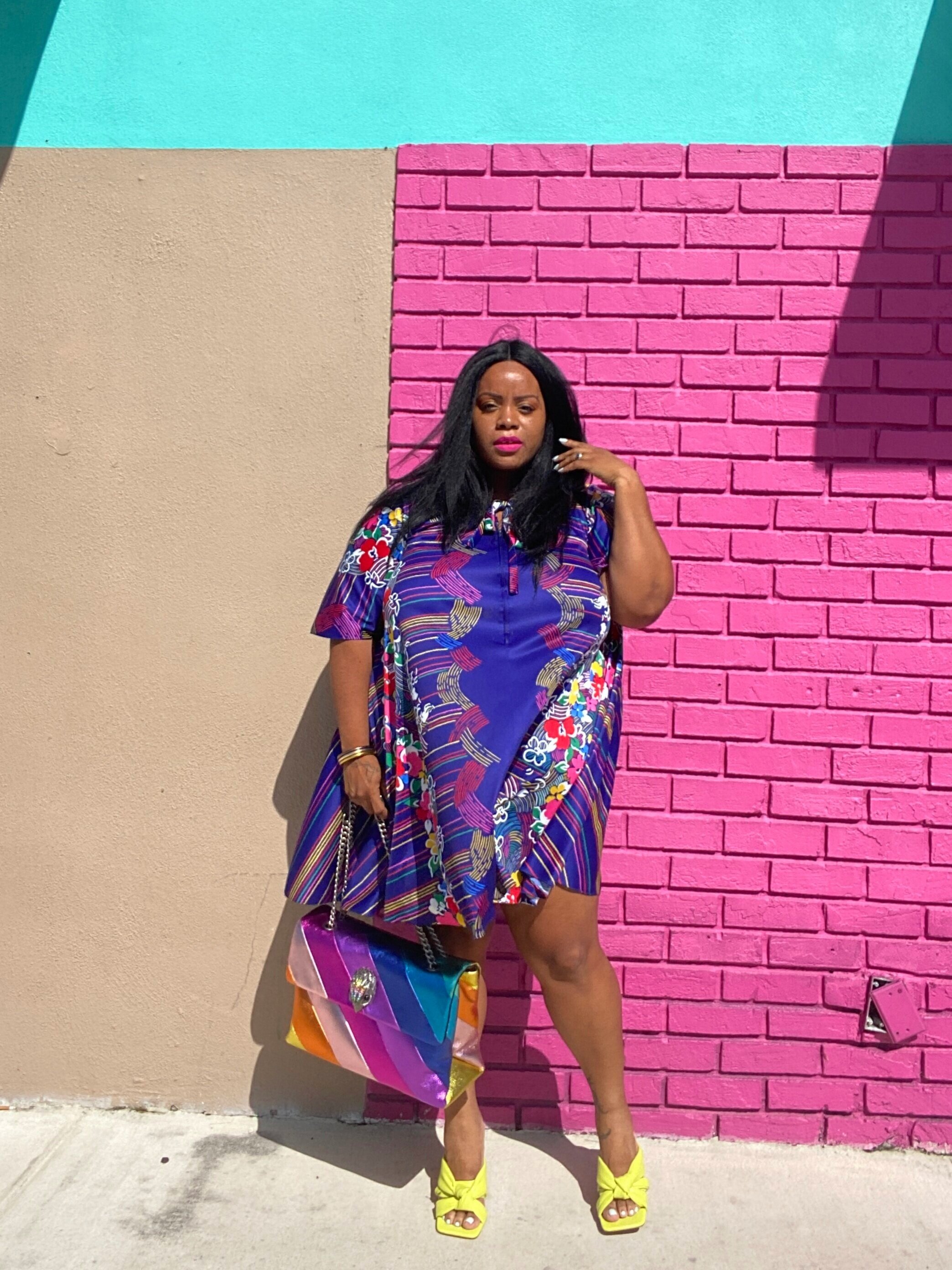 Vintage Blue Shift Dress