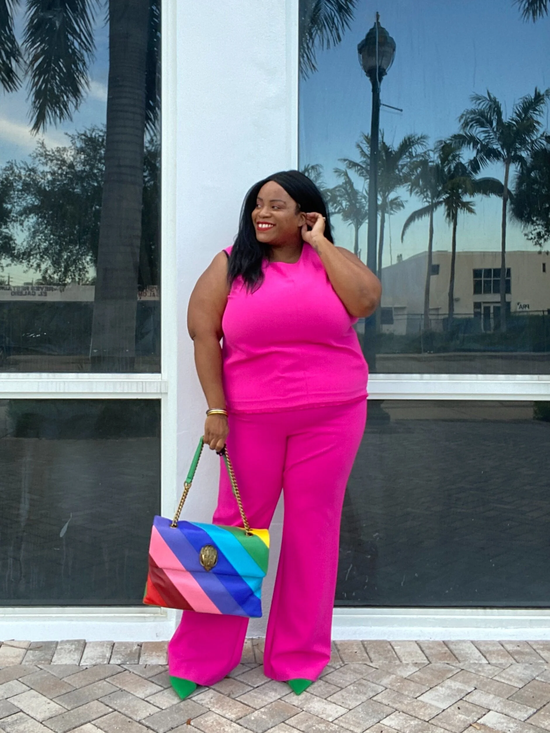 Victoria Beckham x Target Pink Pantsuit