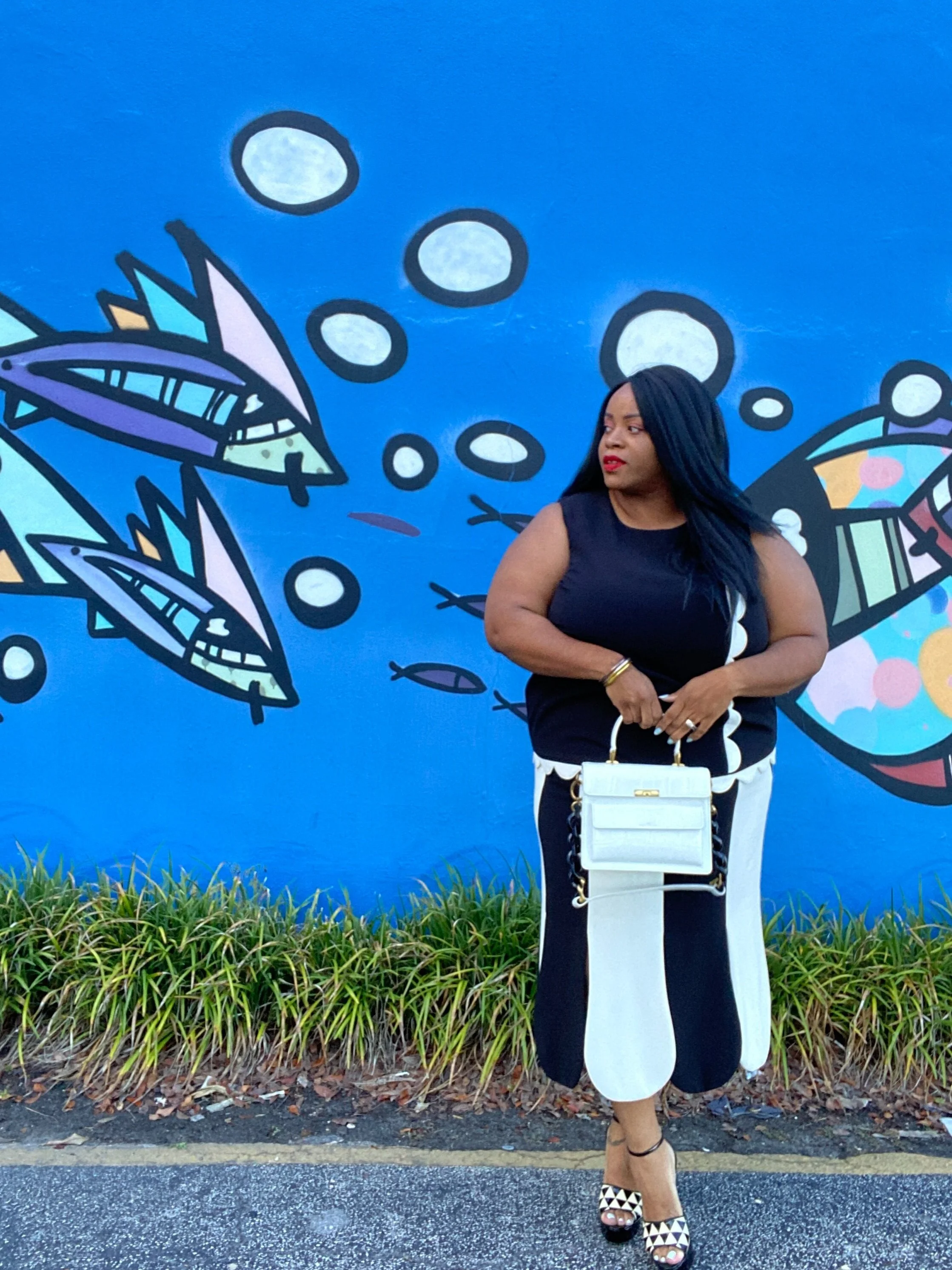 Victoria Beckham x Target Black and White Suit