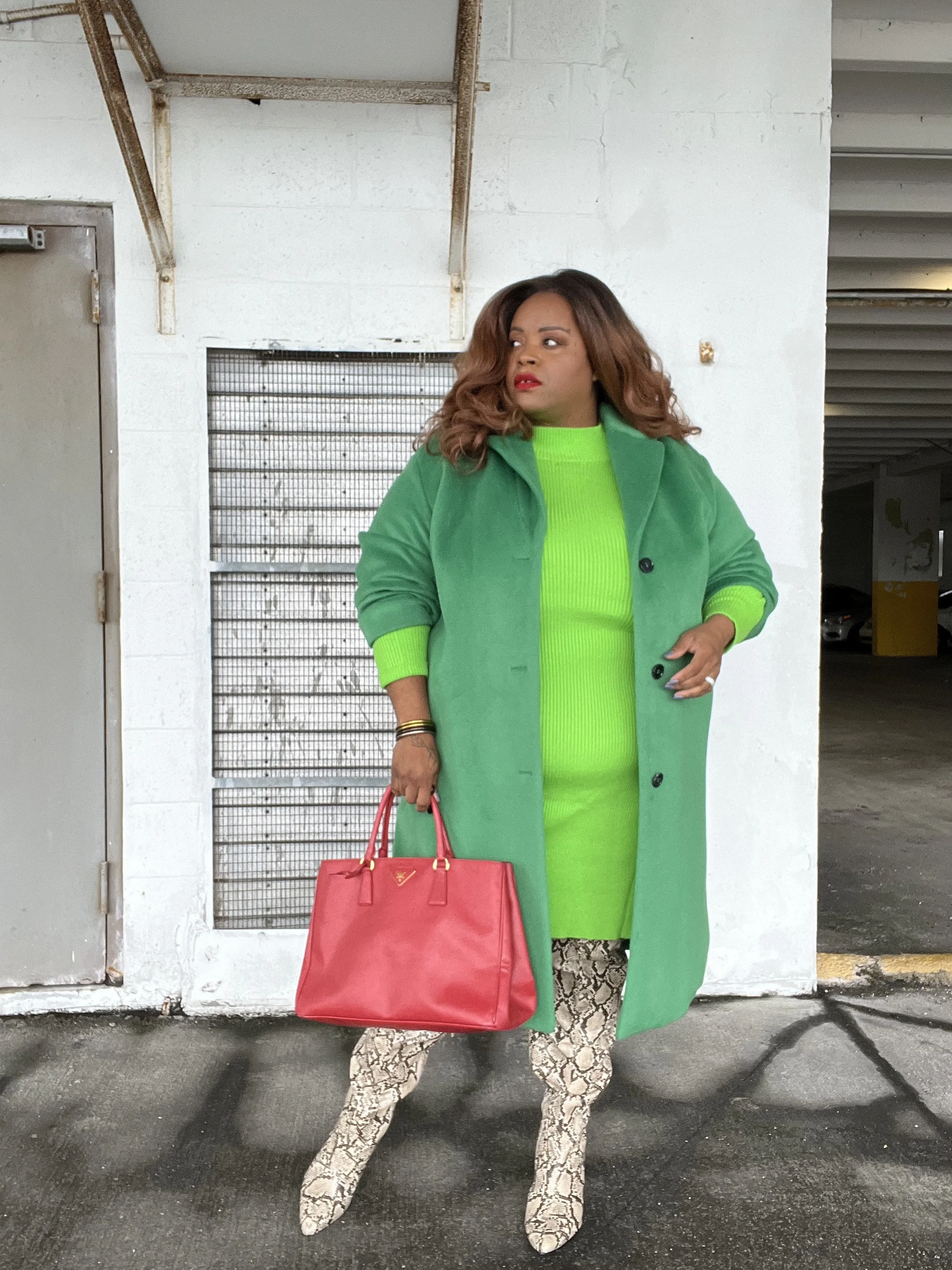 Monochromatic Green Fall Outfit