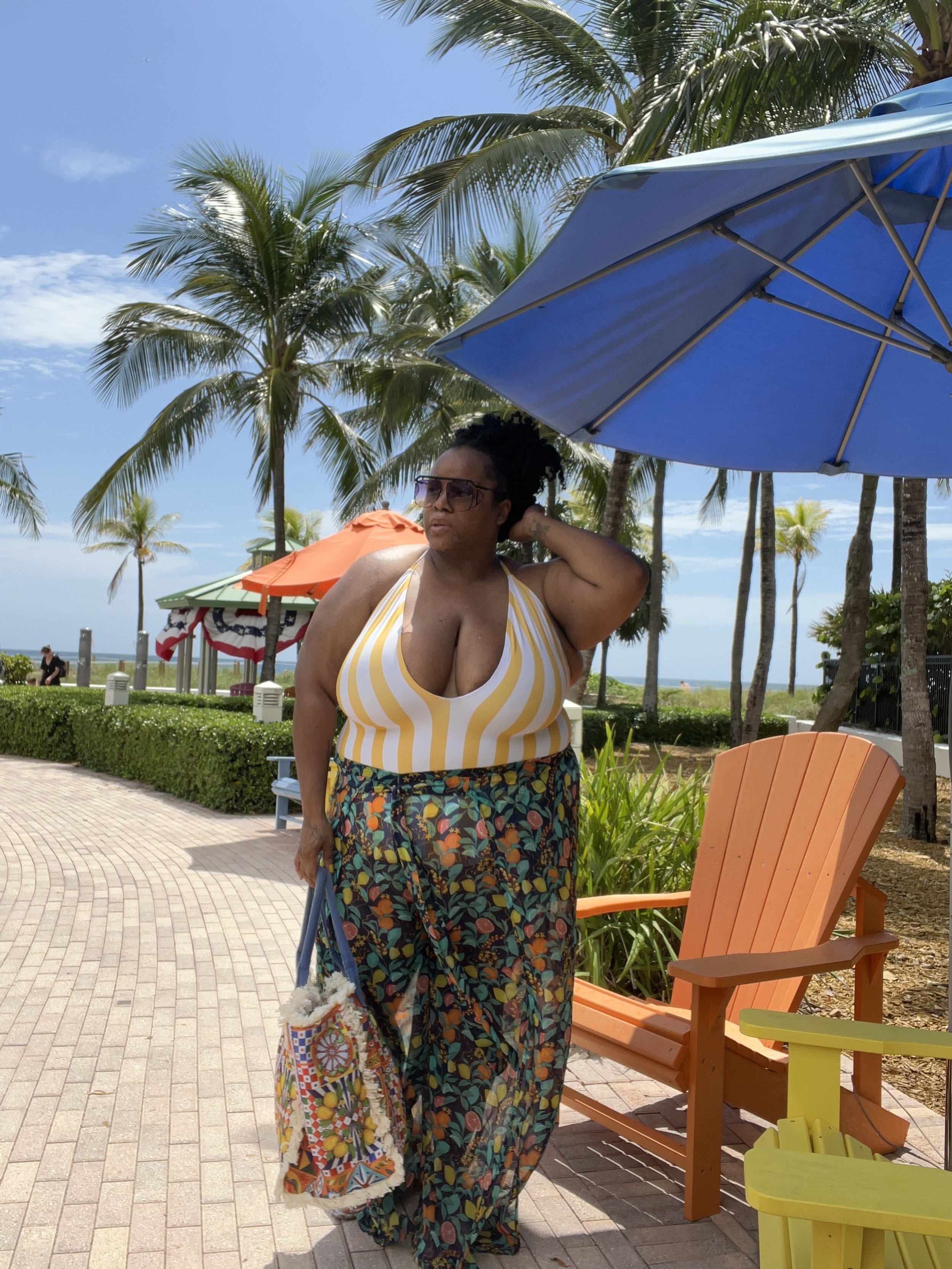 Forever 21 Plus Swimsuit and Cover Up