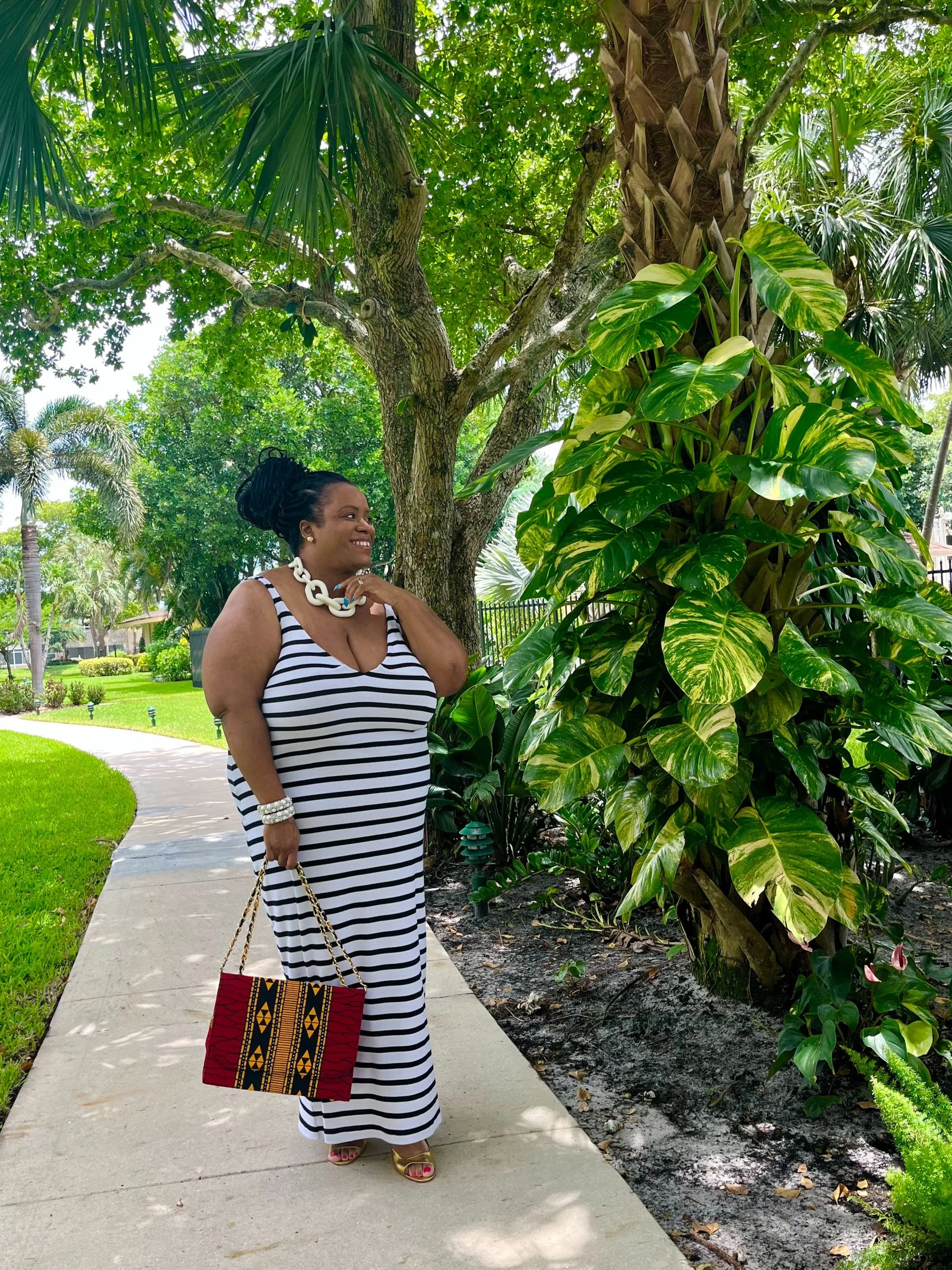 Striped Maxi Dress