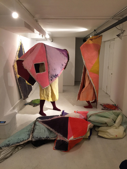 Lizzie Scott and Elisa Lendvay in performance as part of "Total Styrene: True Believer" Photo credit: Olympia Shannon