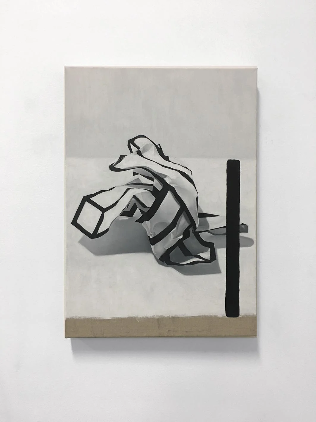 “Recursion” Oil on linen 50 x 36 x 3cm Five Walls Projects May 16 - June 2 2018