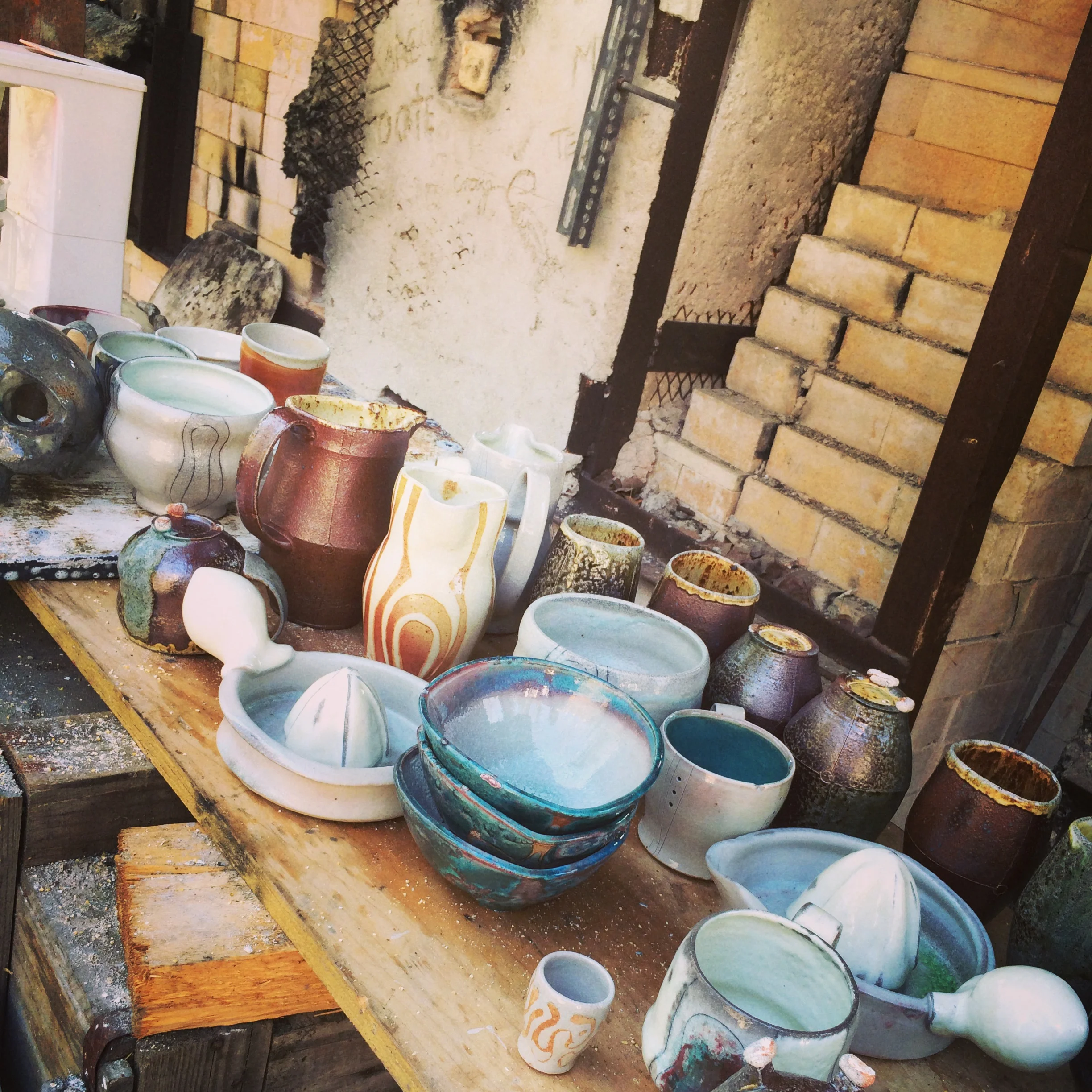 Christmas! Unloading the kiln, as always is the most exciting!