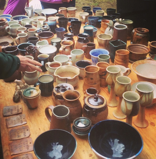 Some sweet pots from the 103rd firing! We had many visitors and helpers for the firing. It was an amazing experience, one certainly that reminds me of why I do what I do--for the clay and community, great people and great pots!