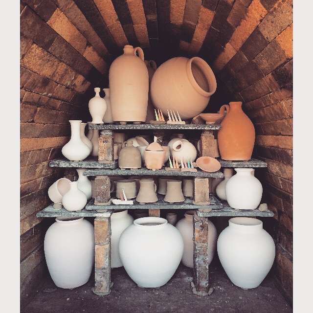 All loaded up, almost entirely according to plan! Sometimes the pots have a way of telling you where they want to go. 