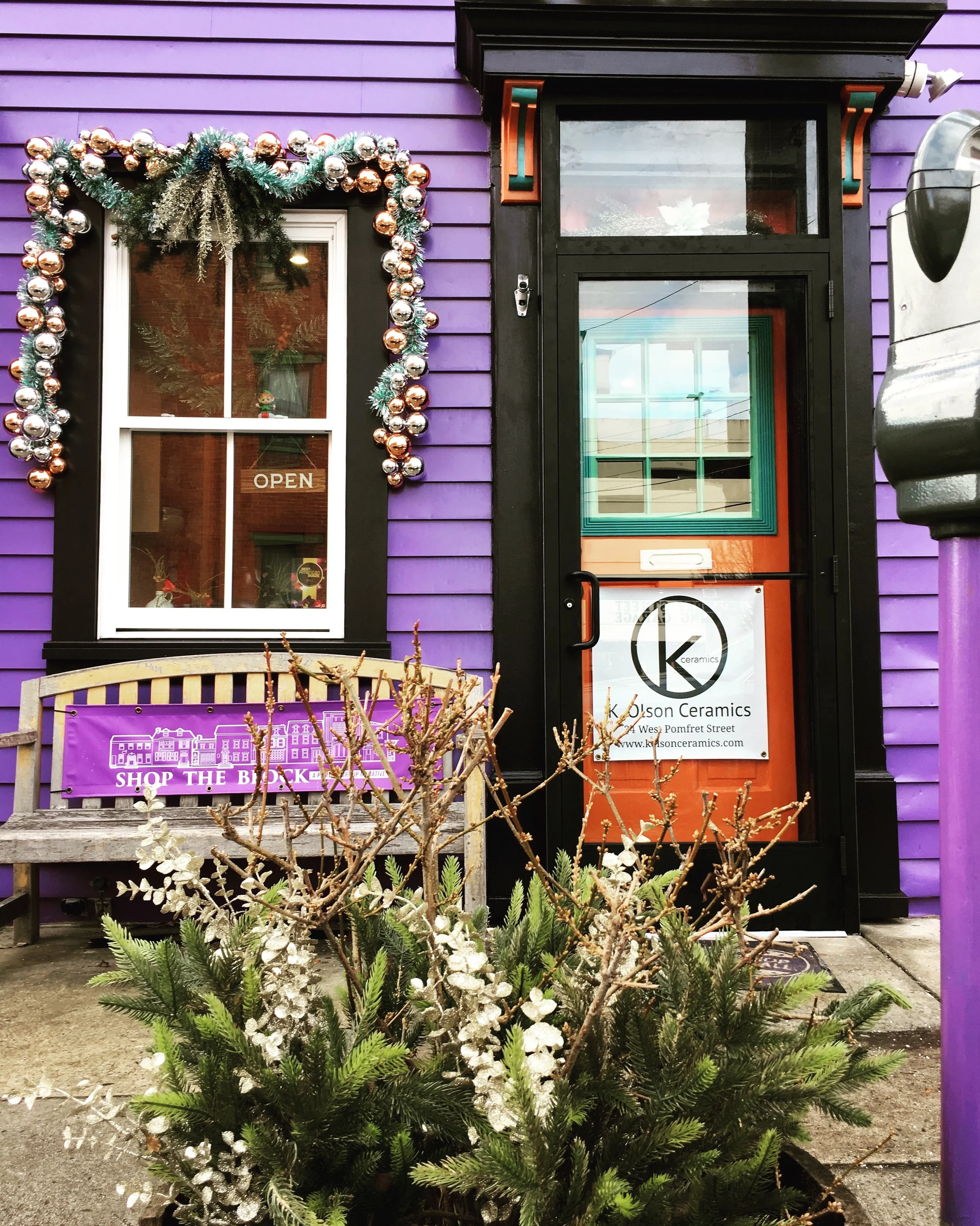K. Olson Ceramics: located at 34 W. Pomfret Street Carlisle, PA 17013