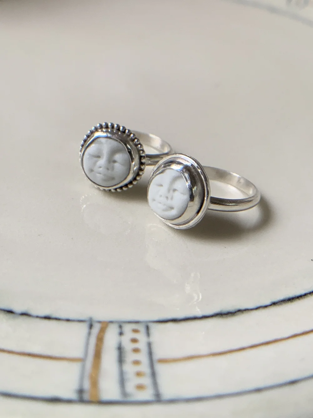 Moonface Ring — K. Olson Ceramics