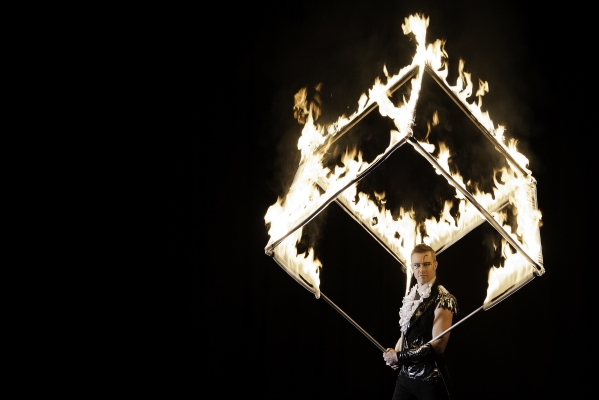  fire cube performer