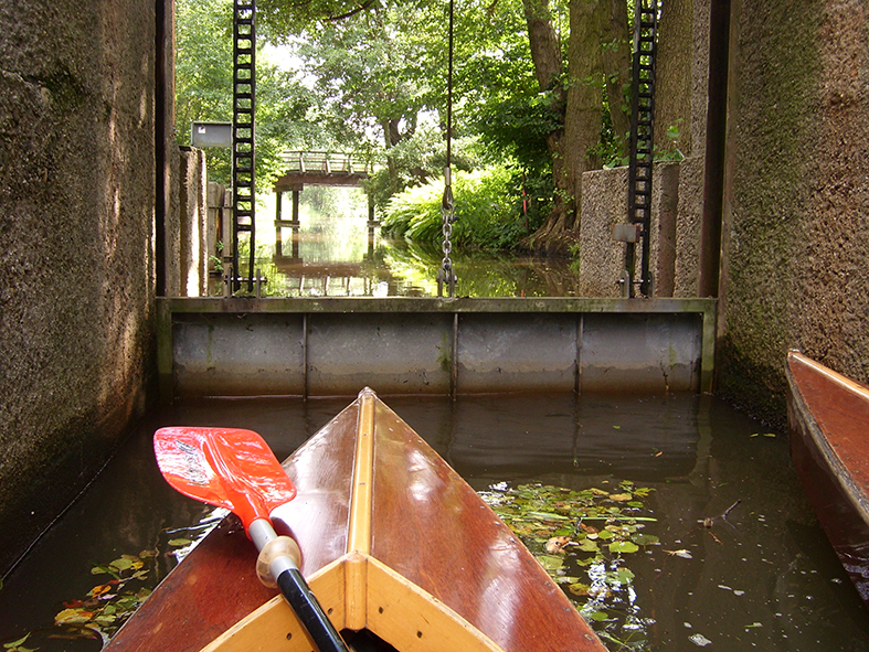 In der Schleusenkammer