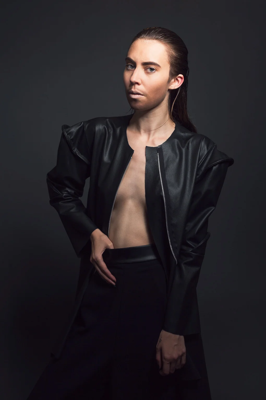 Photographer: Tim Lingley (www.timlingley.com) Jacket, Pants - Justin Joseph Keith Lees Model: Anna Isabelle Scar Makeup Artist: Samantha Spencer Hair: Model's Own