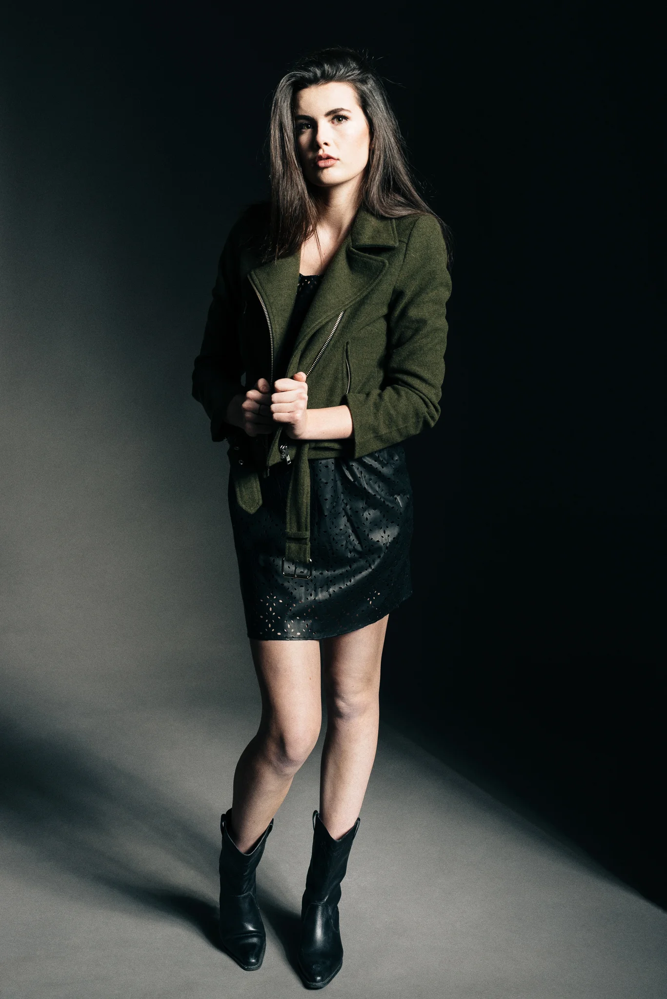 Dress: BB Dakota, Jacket: Pink Martini