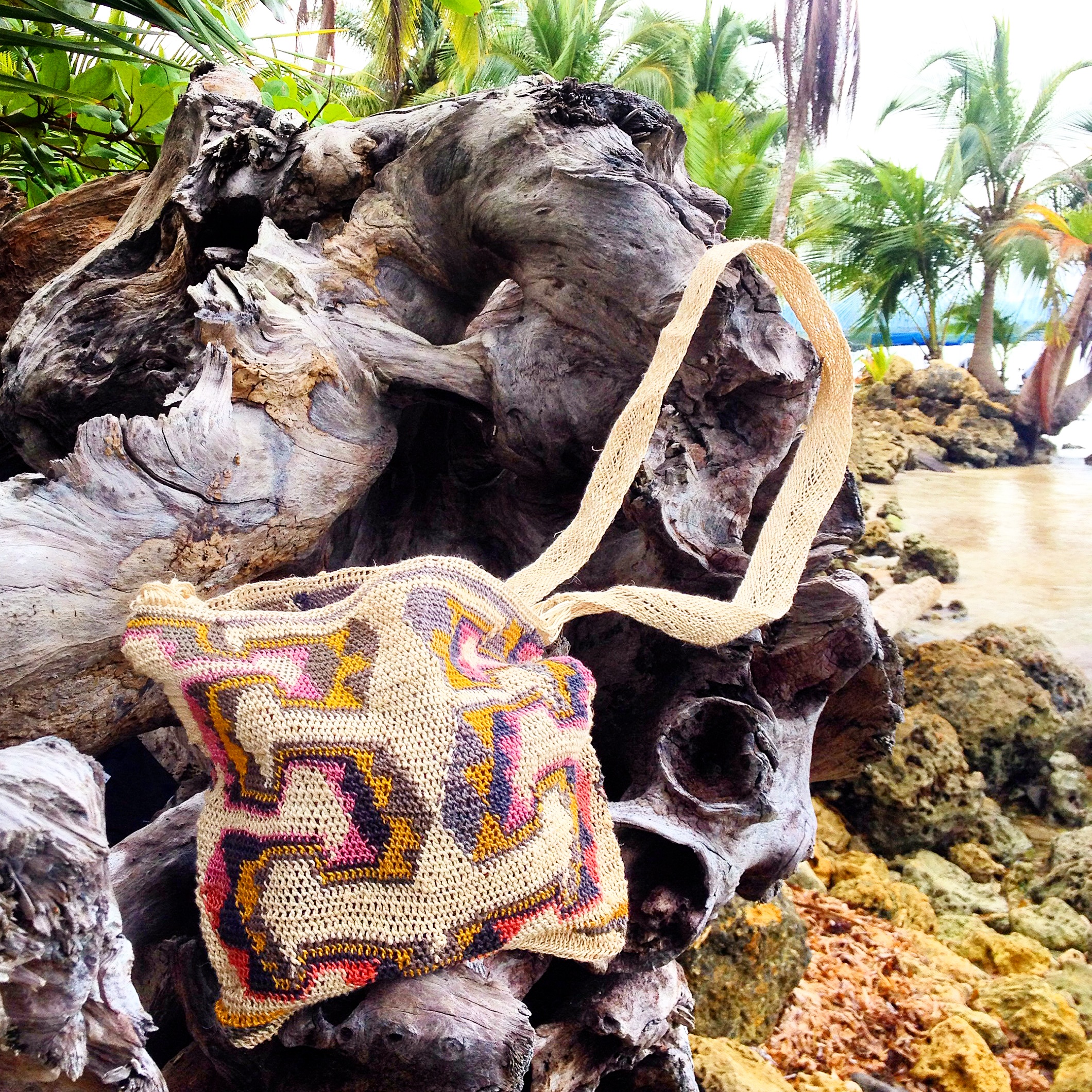 My characa bag with snake pattern