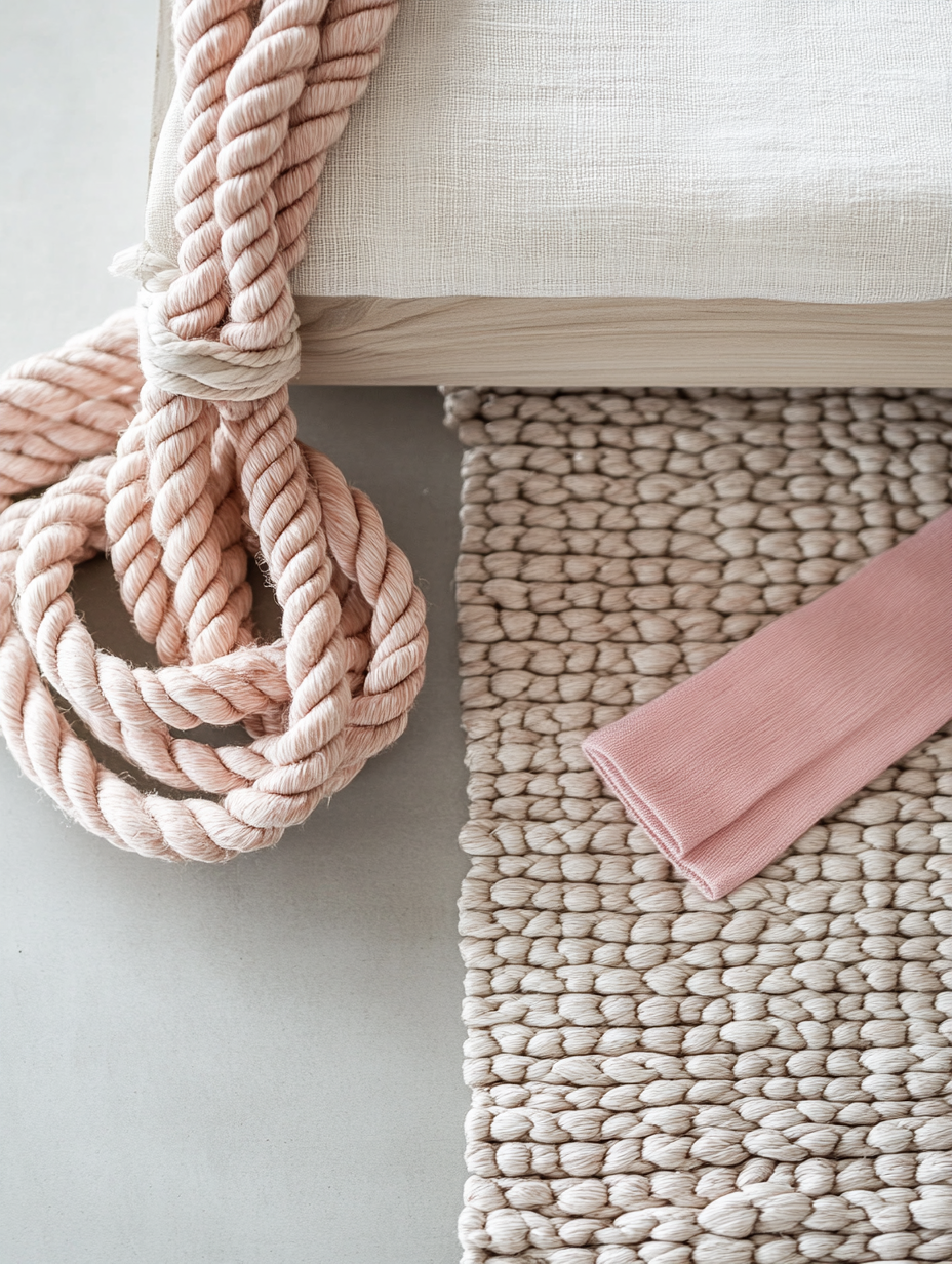 Custom design Pink Macrame Wall Art