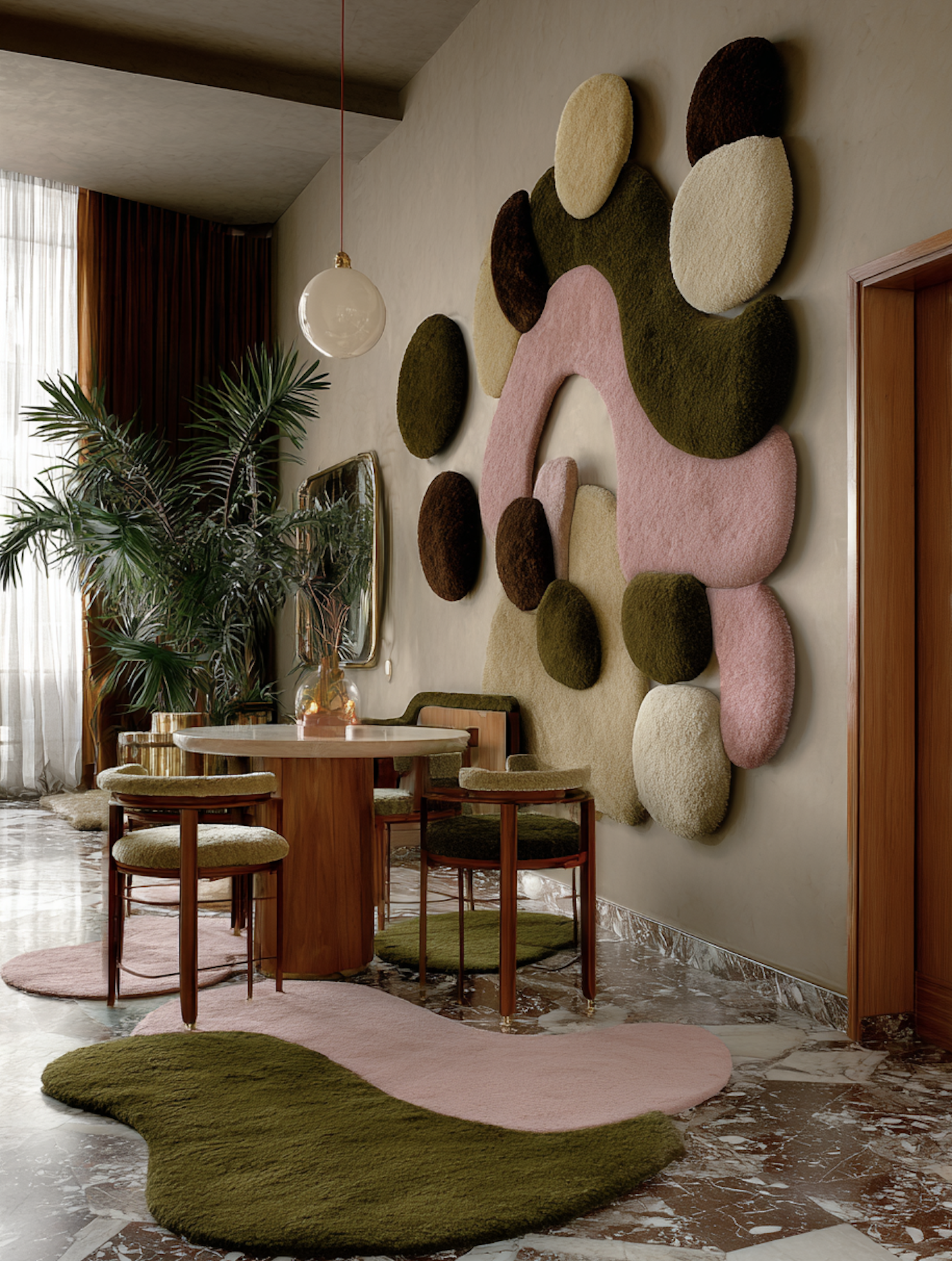 Site-Specific Textile Installations in Hospitality Design