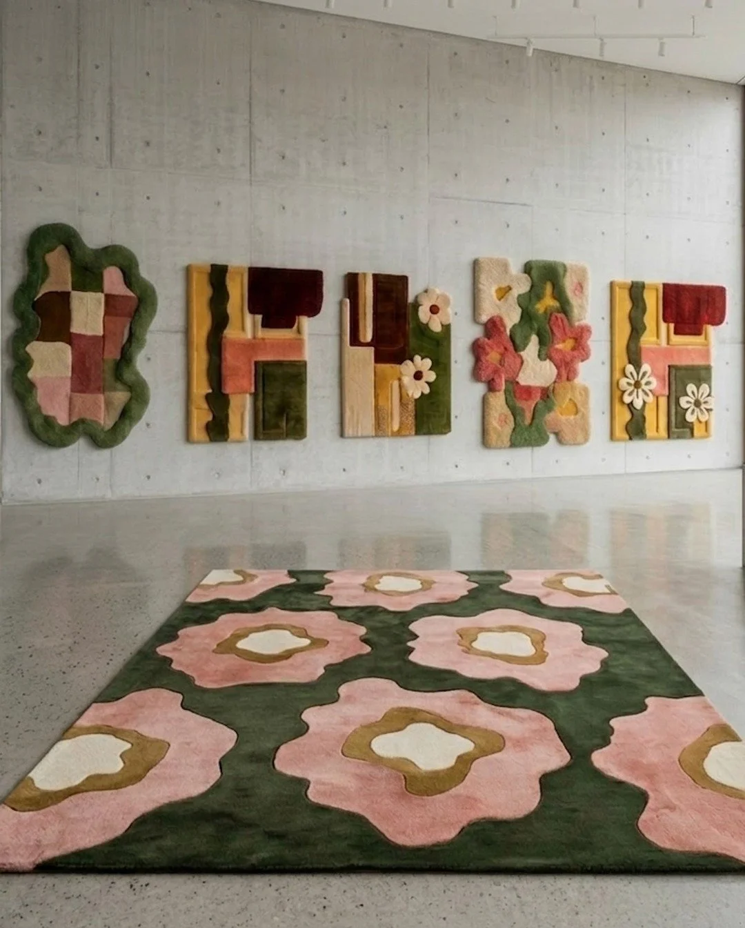 The walls are blooming.
The floor joined the party. 🌸
Spring doesn't pick a surface.

#InBloom #SpringArt #WallAndFloor #TextileArt #SensorialArt #FiberArt #GalleryArt #ArtInstallation #ContemporaryArt #OrganicArt #LuxuryInteriors #BelenSenra #WallT