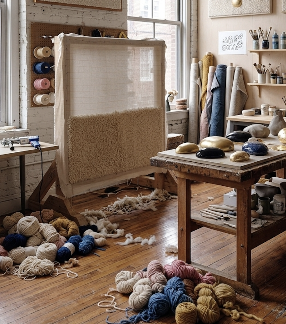 ranran studio handtufted artworks