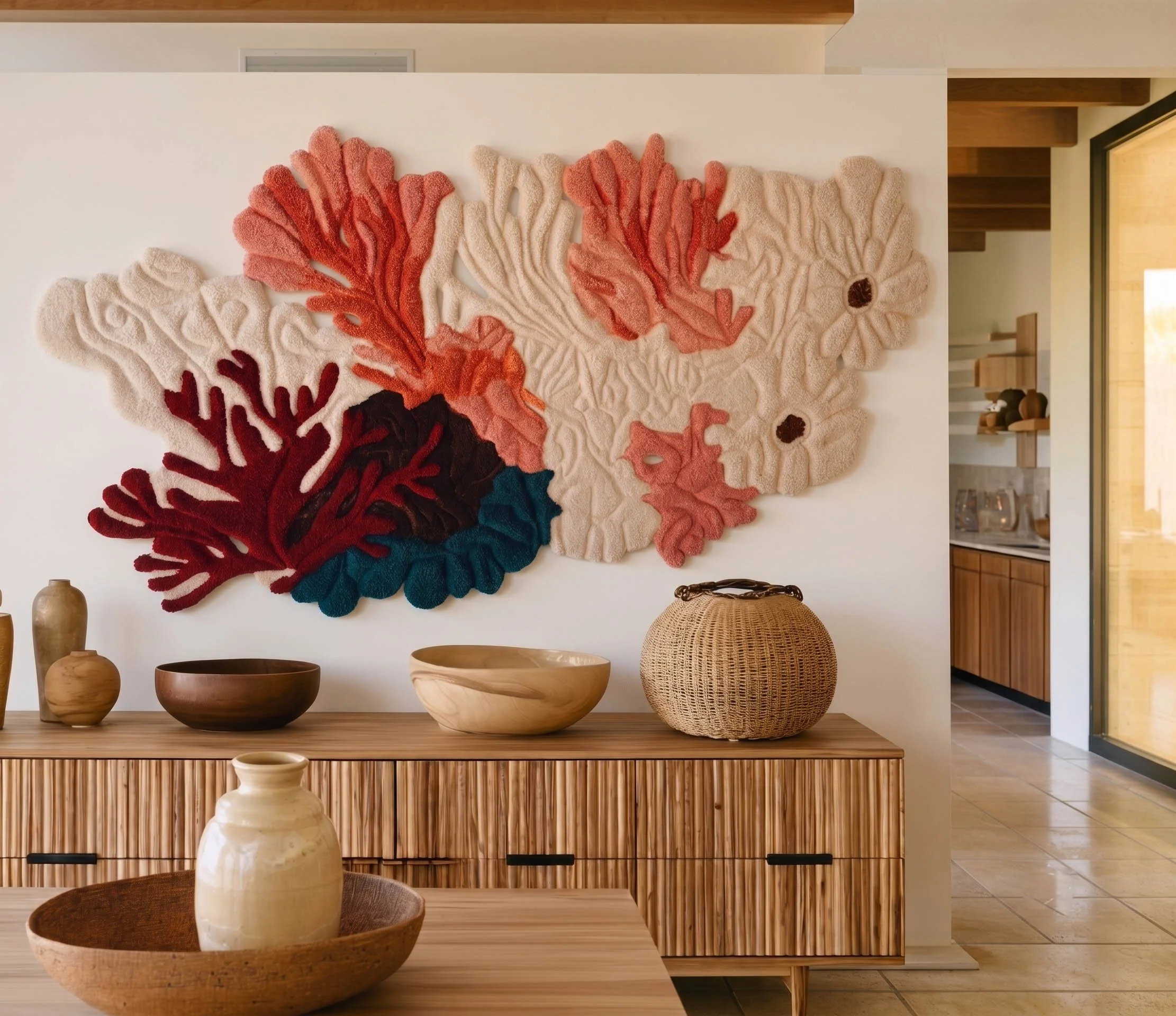 Living Reef | Hand-Tufted Textile Sculpture by Belén Senra