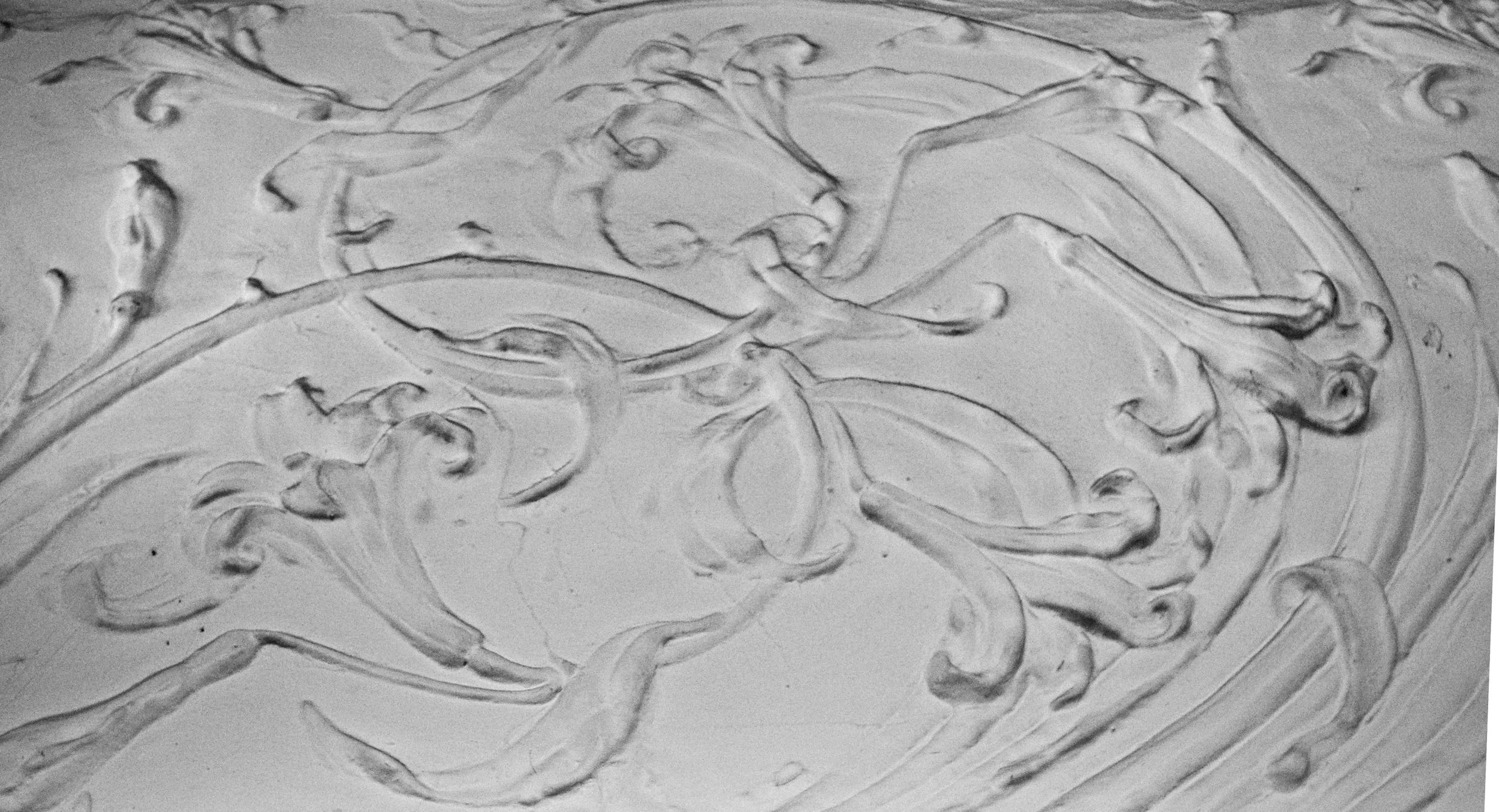 Bluebell plaster frieze