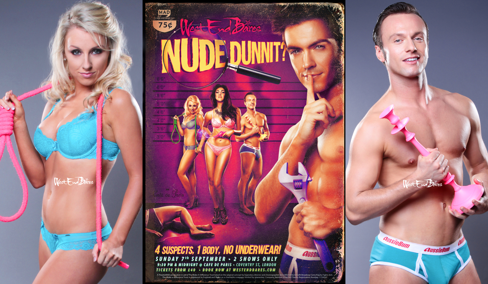 Nude Dunnit? WEB show promo images