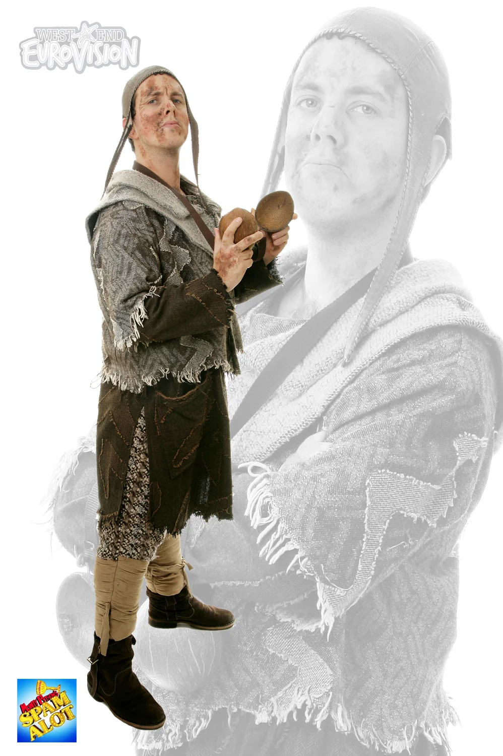 Spamalot photographed at The Playhouse Theatre for West End Eurovision (Theatre MAD)