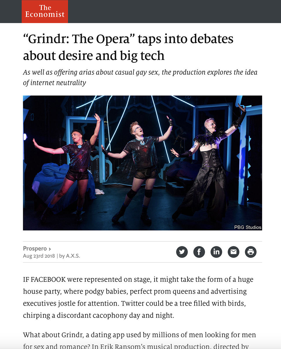The Economist - Grindr the Opera