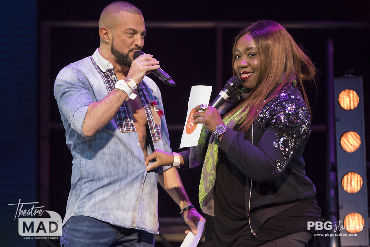 Robin Windsor and Chizzy Akudolu, West End Bares 2018 (Shaftesbury theatre)