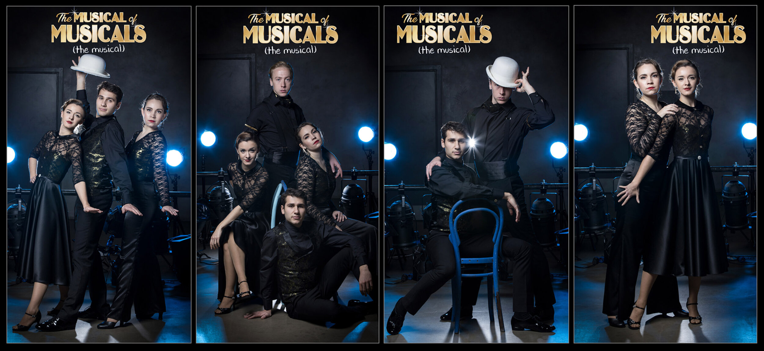 Promo images for Musical of Musicals - The Musical. ATS production