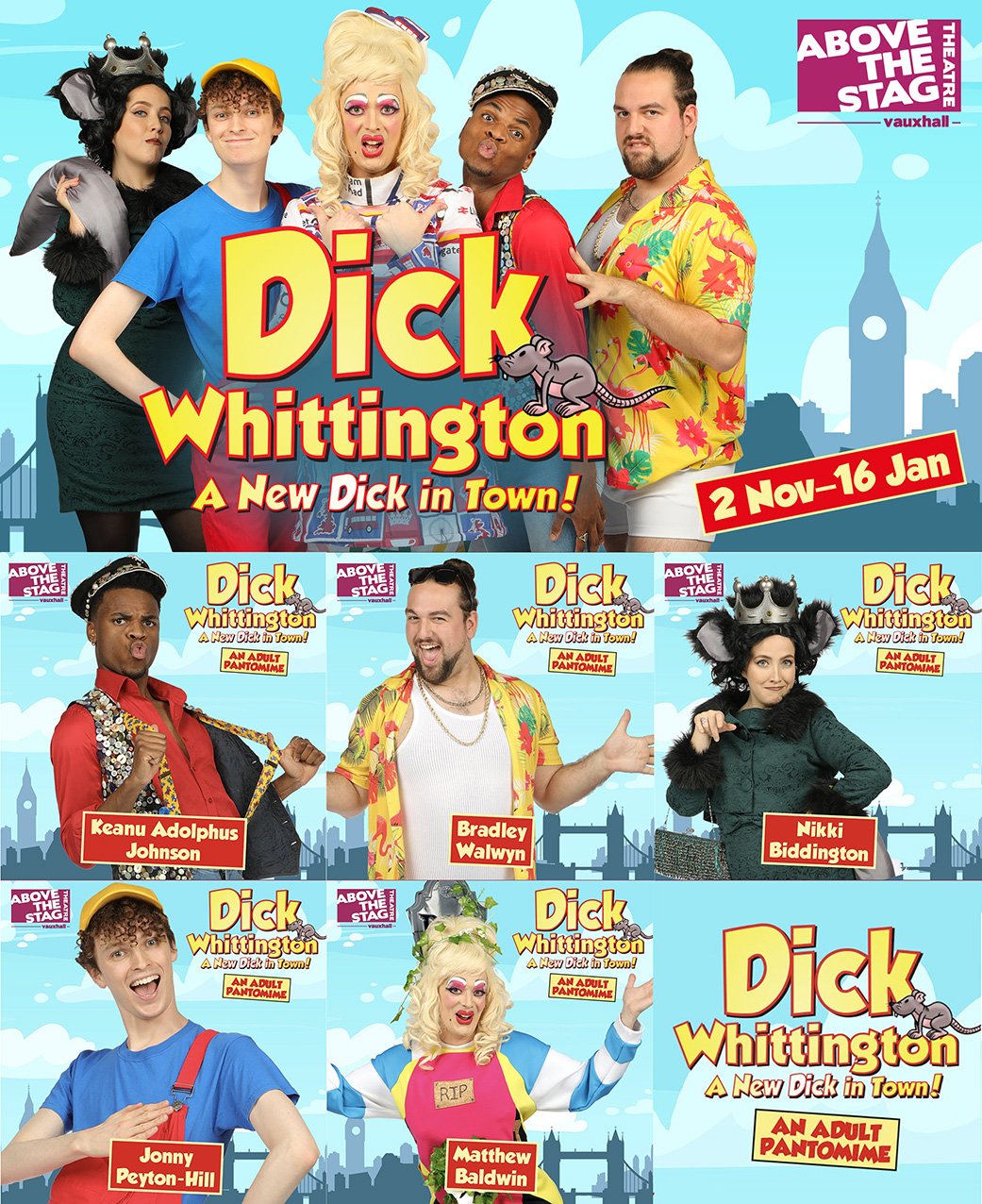 Dick Whittington - a new Dick in town - written by Jon Bradfield and Martin Hooper with songs by Jon Bradfield