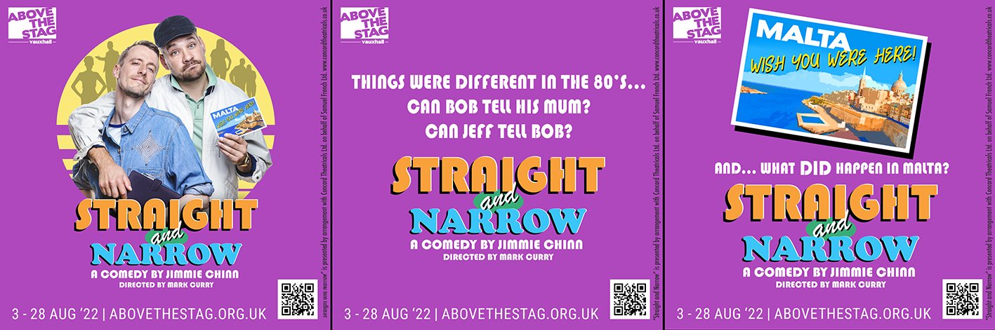 promo photography and design for Straight and Narrow by Jimmie Chinn - directed by Mark Curry